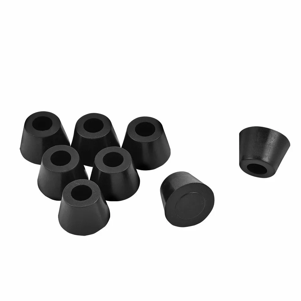 Gumowe podkładki na nogi, 8 szt. 30 x 20 mm gumowe nóżki antywibracyjne podstawa podstawka nadaje się do głośnika HiFi wzmacniacza gitary ze śrubami