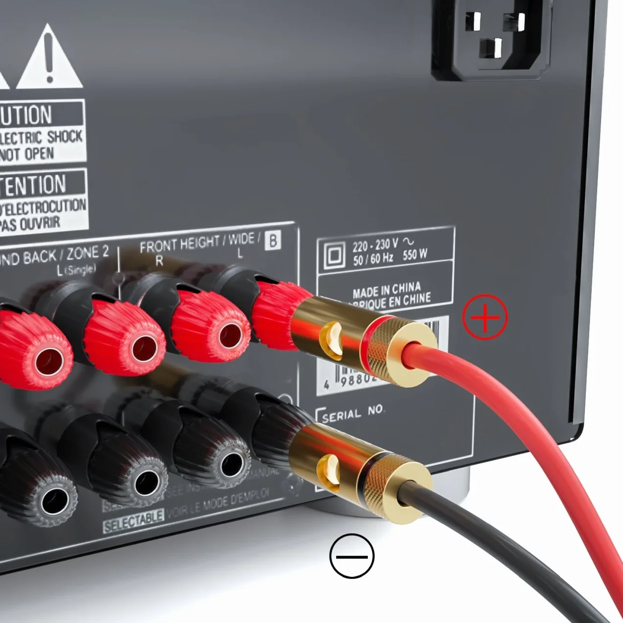 deleyCON 10m Kabel Głośnikowy 2x 2,5mm² Przewód Głośnikowy Aluminium Pokryte Miedzią CCA 2x50x0,25mm Lica Oznaczenie Biegunowości - Rot/schwarz