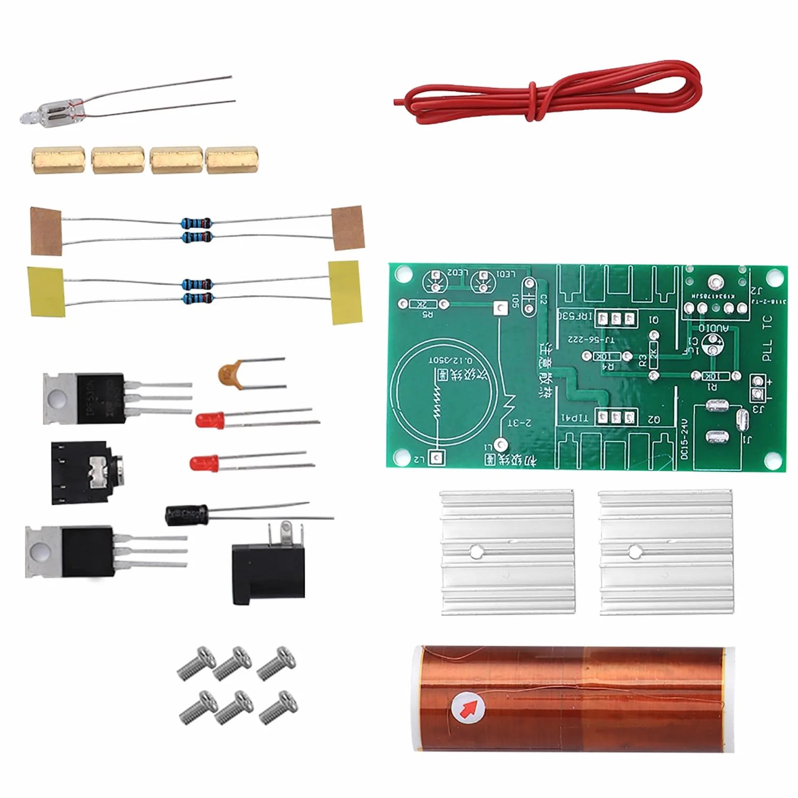 cewka moduł plazmowy głośnik bez emblematu mini zestaw elektroniczny narzędzie 15 W DC 15 - 24 V 2 A zestaw elektroniczny