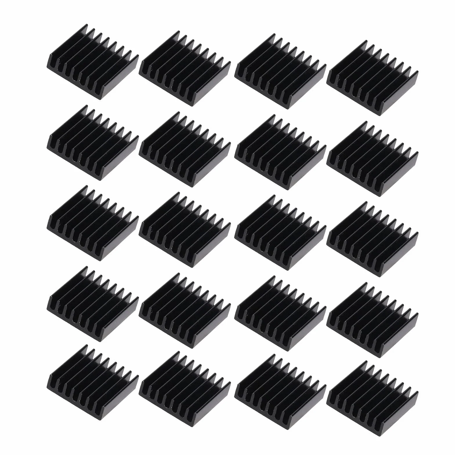 Aluminiowy Radiator 20mm Moduł Chłodnica Zestaw na Chipy PC Sprzęt Elektryczny