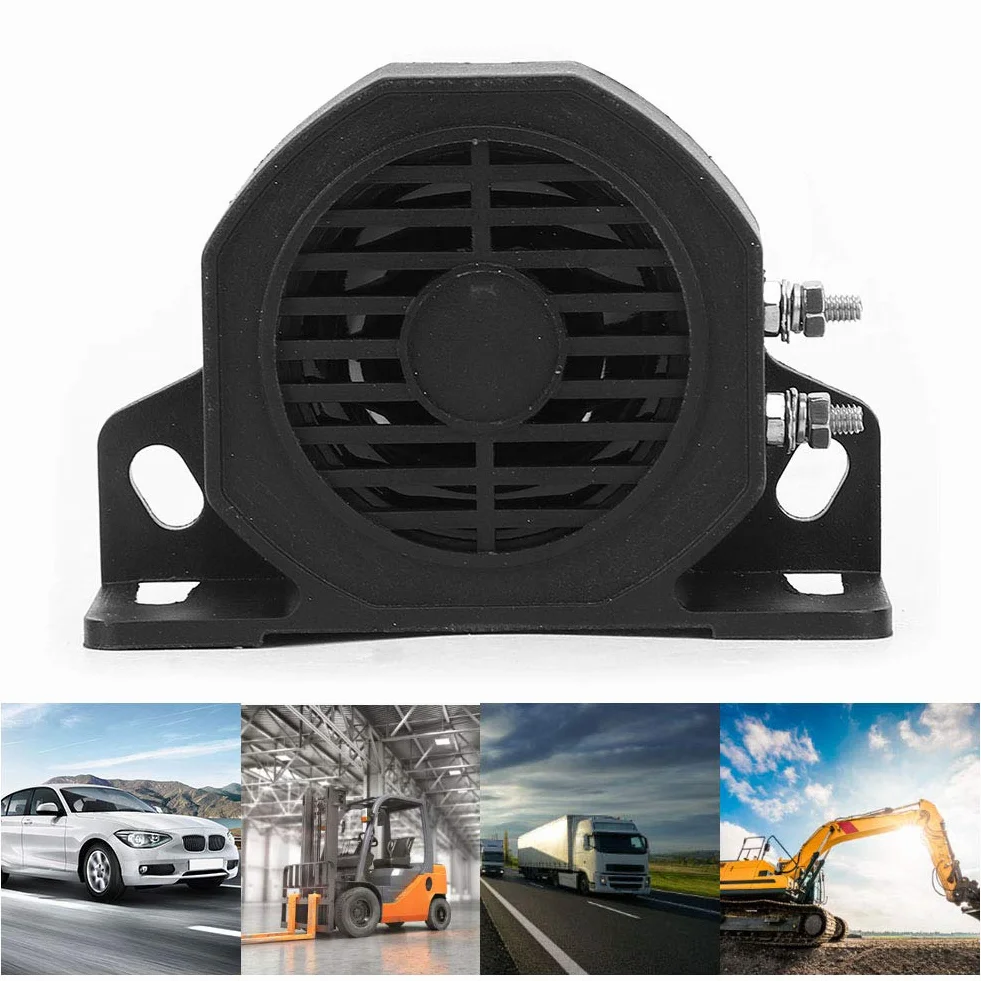 Alarm Cofania Wózka Widłowego 82-102db Wodoodporny Uniwersalny 12-60V