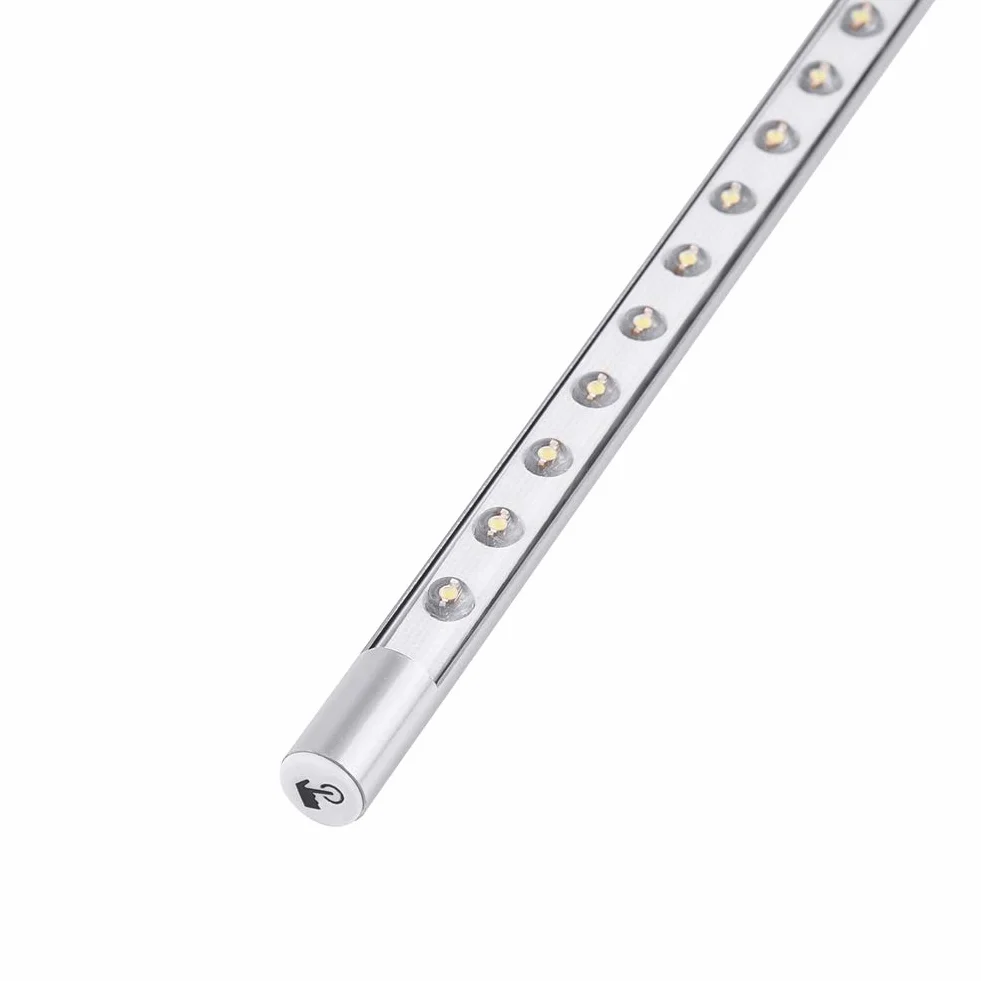 Lampa do Laptopa LED 1W USB Przenośna Klawiatura 10 Szt. Srebro