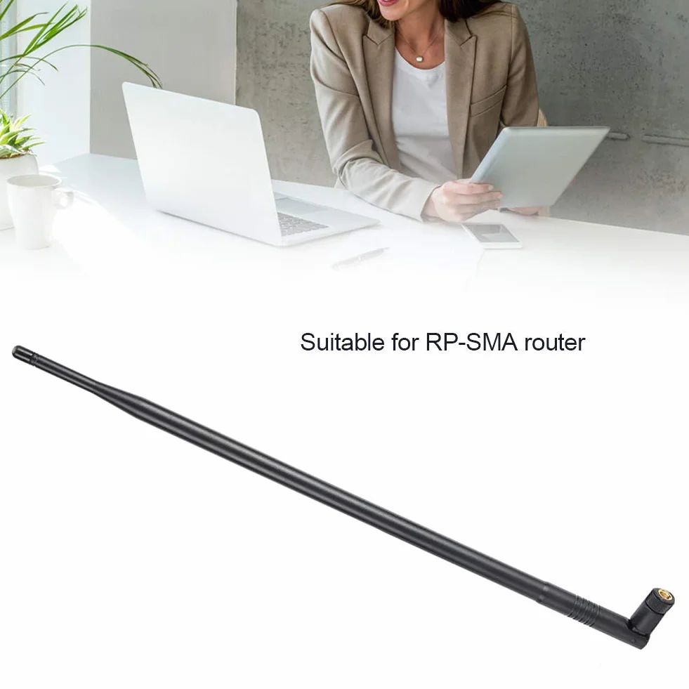12DBI 2,4 GHz 5 GHz Antena Wi-Fi o Wysokim Zysku RP‑SMA Dwuzakresowa Bezprzewodowa Antena Wi-Fi, Daleki Zasięg, Stabilny sygnał
