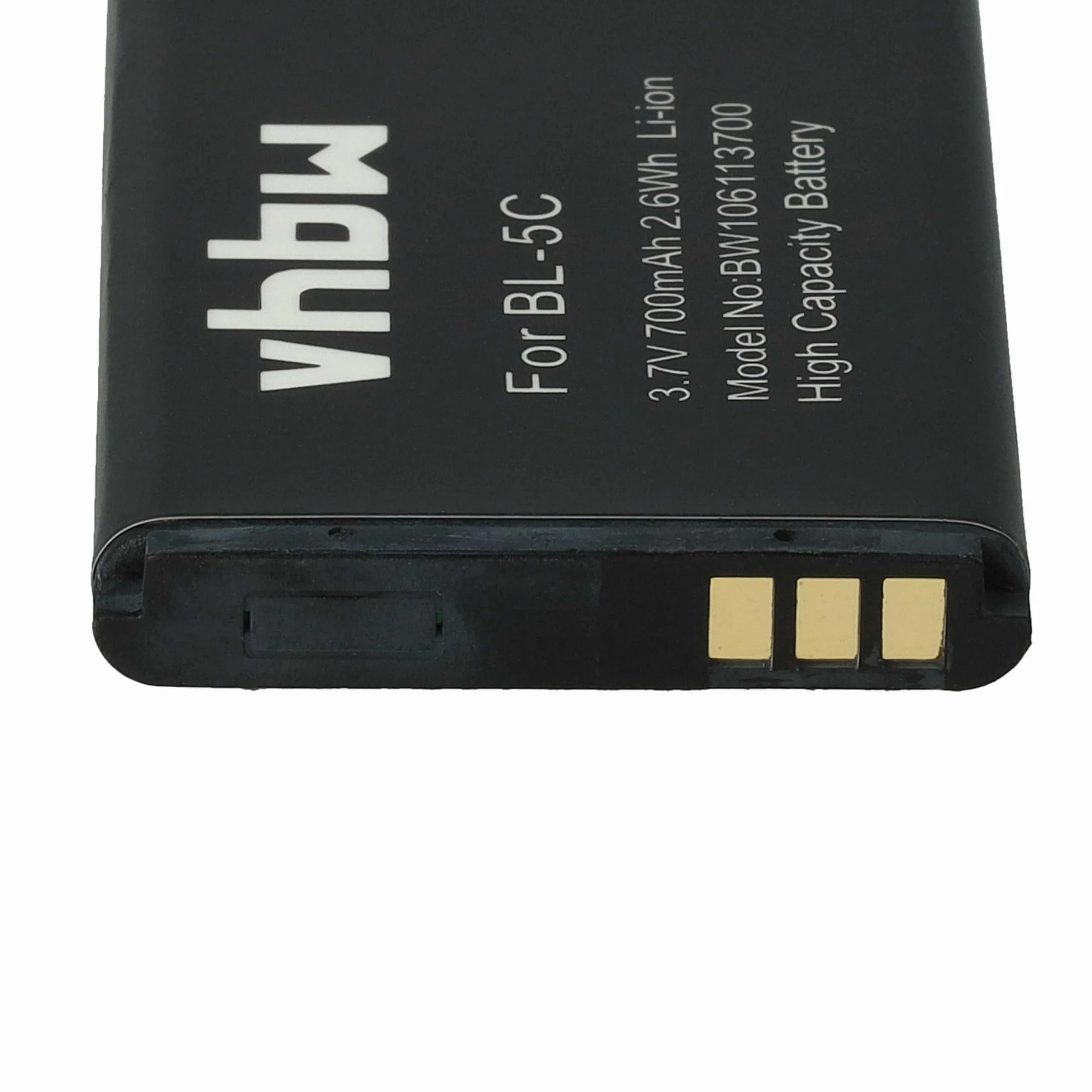 vhbw akumulator kompatybilny z i-Blue 757 Pro HX-N3650A BA-01 HX-N3650U-G GPS Bluetooth 700mAh 3,7 V Li-Ion