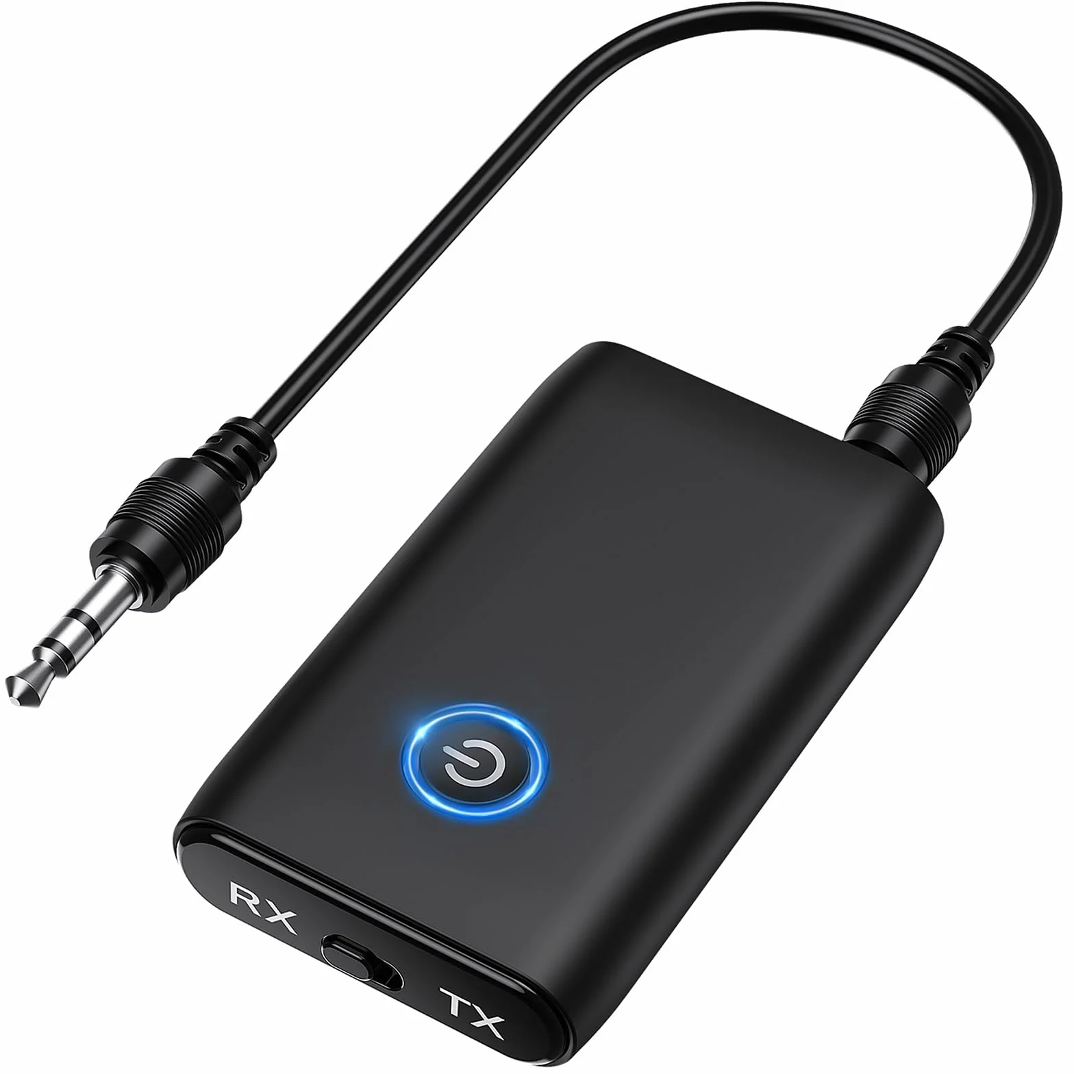 Adapter audio Bluetooth 5.0, odbiornik Bluetooth 2 w 1, adapter AUX do słuchawek, niskie opóźnienia i redukcja szumów, odbiornik HiFi do kanału stereo, samochodu, telewizora