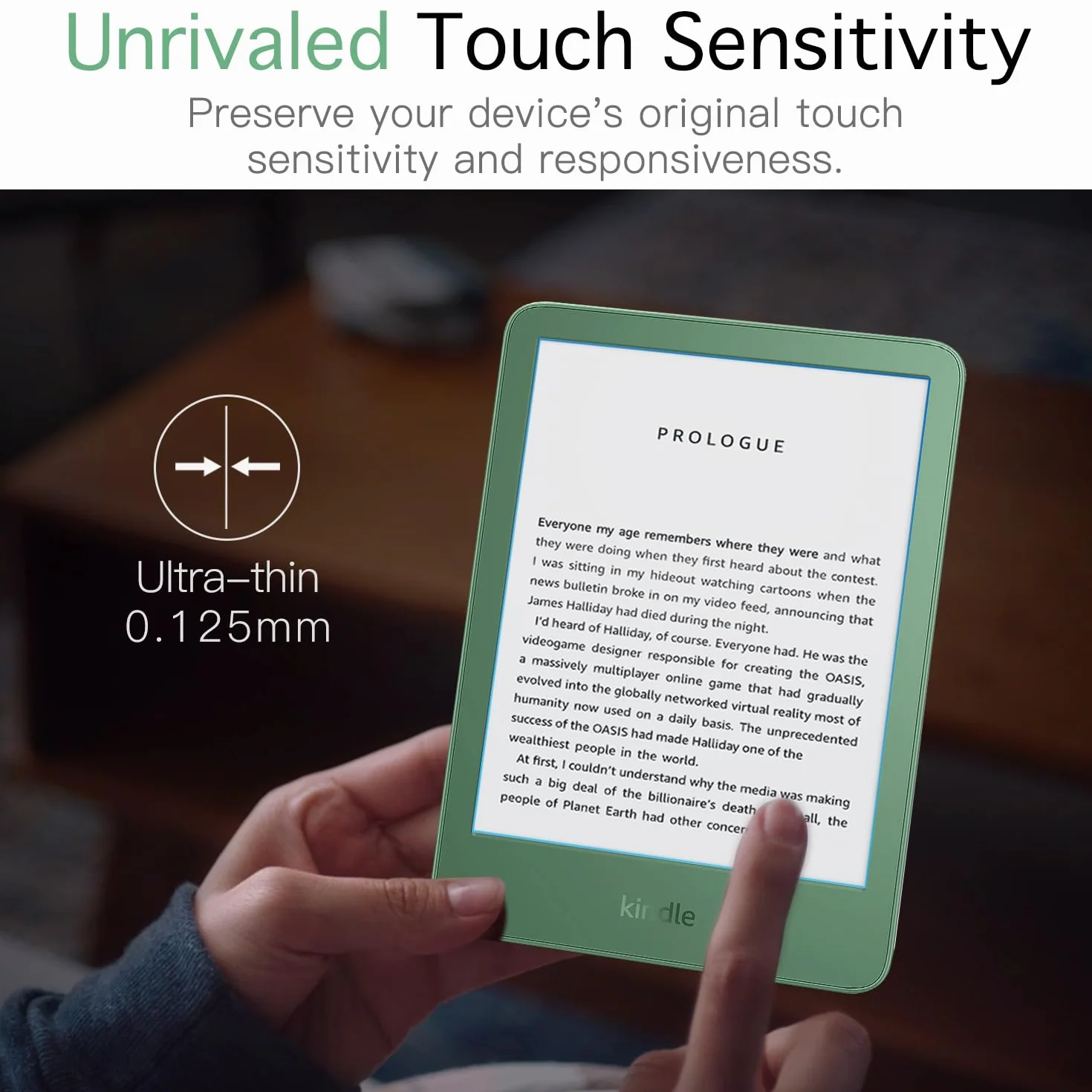 MoKo Anti-Glare Screen Protector 4-Pack for 6" All-New Kindle 11th Gen 2024/2022, Matte PET Protective Film for Kobo Clara, Kobo Nia, PocketBook