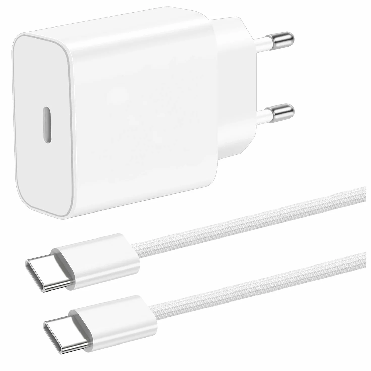 Szybka ładowarka zasilacz i kabel kompatybilna z iPad Pro 12.9 3 Gen/11 Gen and up, Air 5th/4th, 2022, iPad 10. Mini 6