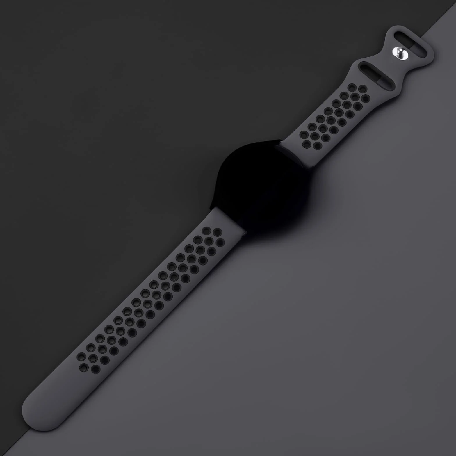 Vancle Pasek do zegarka 22 mm dla mężczyzn i kobiet, wodoszczelny, silikonowy pasek 22 mm, akcesoria do smartwatcha, dwukolorowe, oddychające bransoletki dla mężczyzn i kobiet