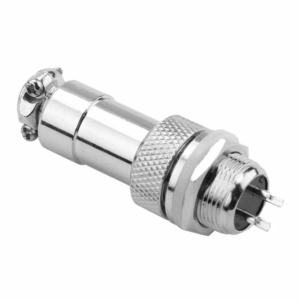 GX12 Gniazdo Wtykowe Lotnictwa 2pin Gx16 2pin Męskie Żeńskie Panel Metalowy Złącze
