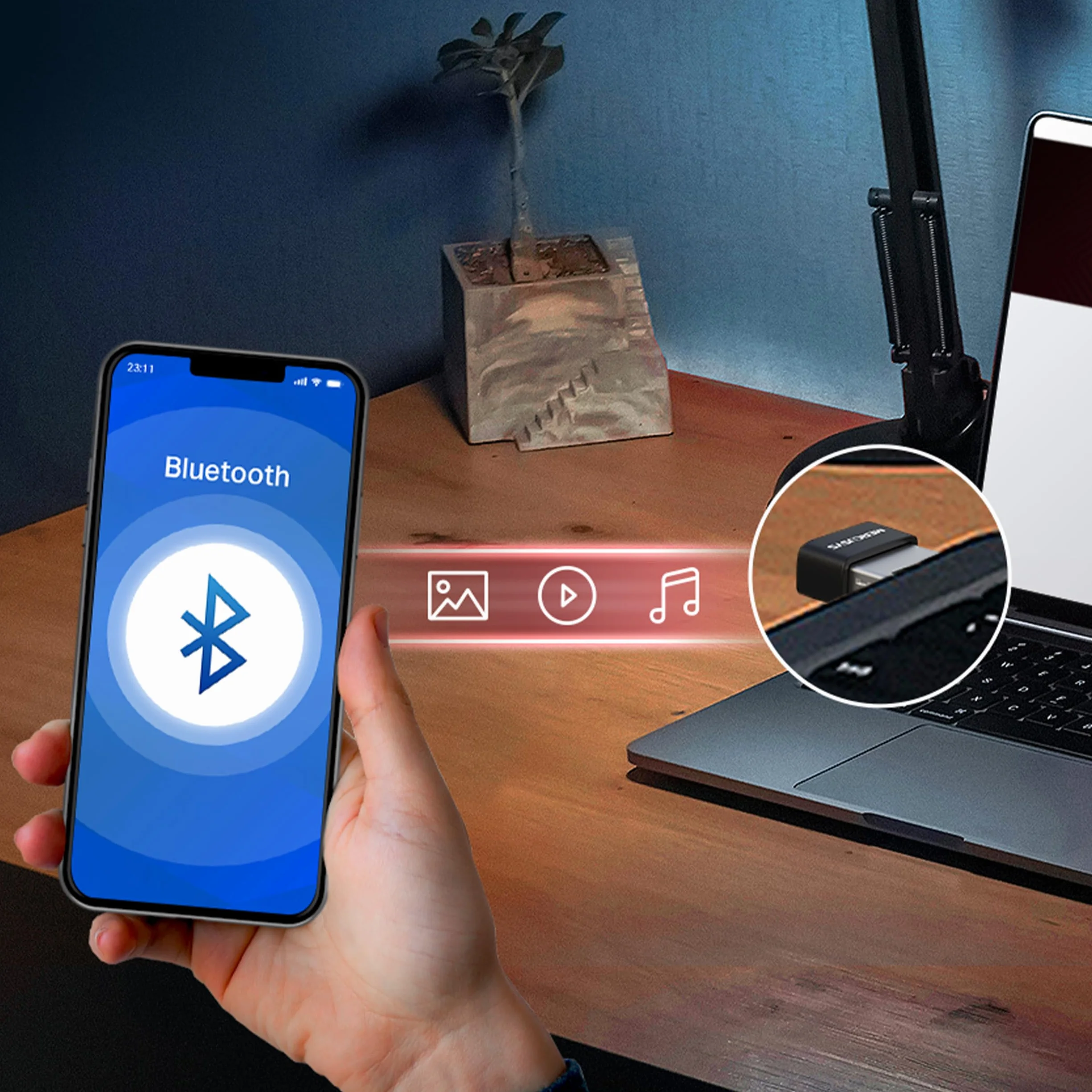 Mercusys MA530 Nano Adapter USB Bluetooth 5.3 | Ultra-Kompatkowy Design | Plug & Play | Kompatybilny z Windows 11/10/8.1/7