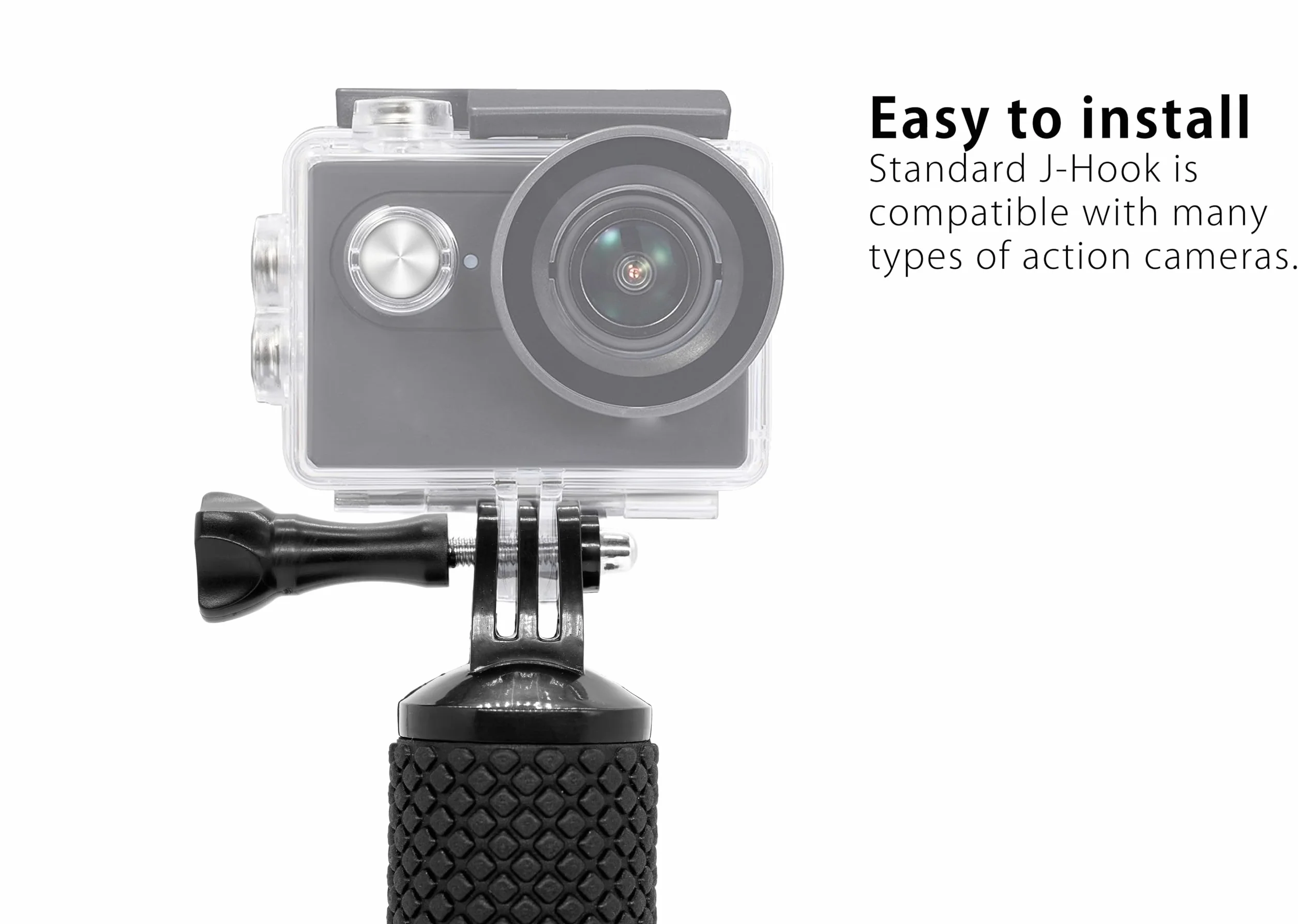 MyGadget Pływający uchwyt wodoodporny słupek pływakowy antypoślizgową rączką kompatybilny GoPro Hero 10 9 8 7 Xiaomi Yi Insta360 żółty