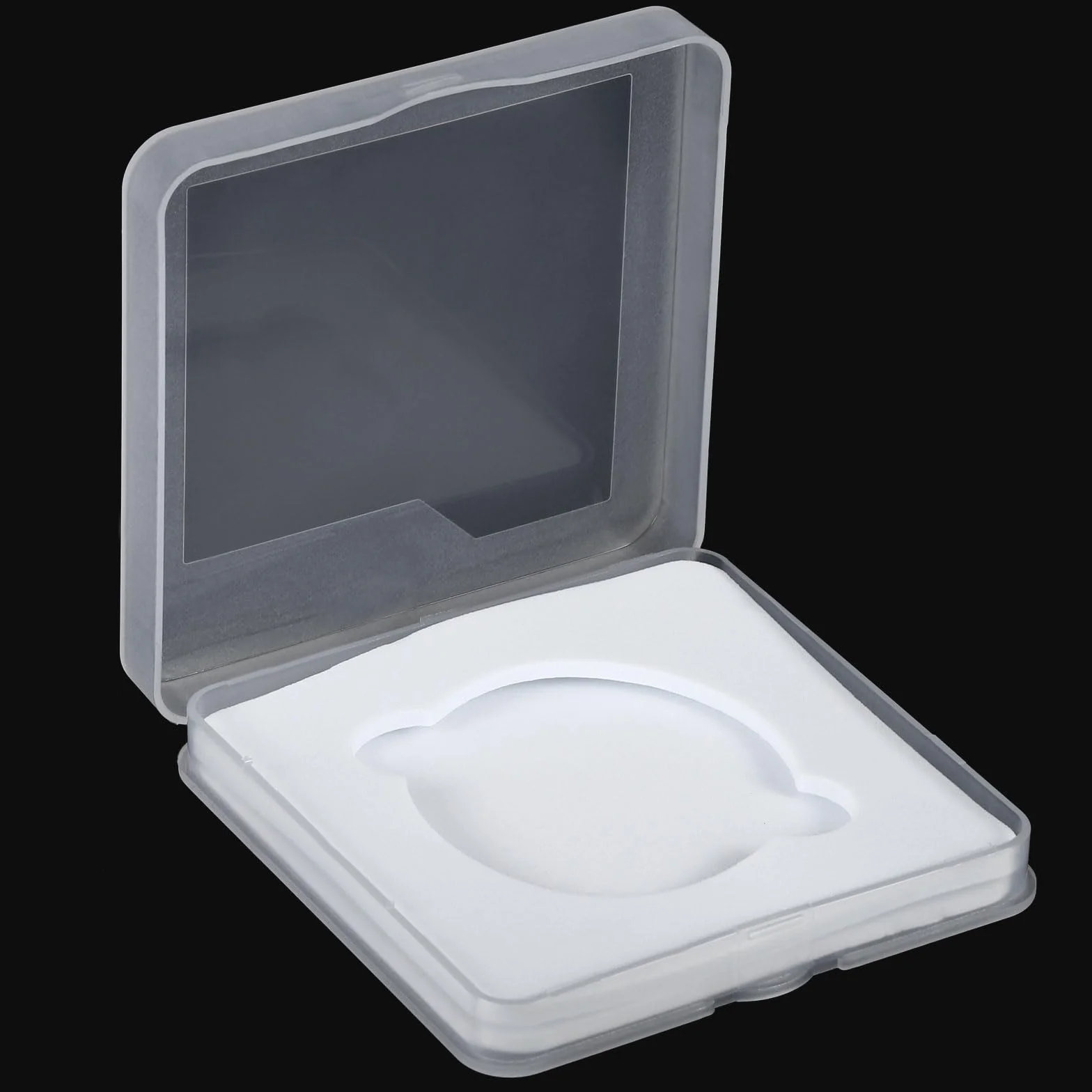 PATIKIL Obudowa filtra obiektywu Futerał filtrujący aparat przenośny filtr obiektywu wodoodporny pyłoszczelny plastik, Czarny Czerwony, 52mm, Nowoczesny