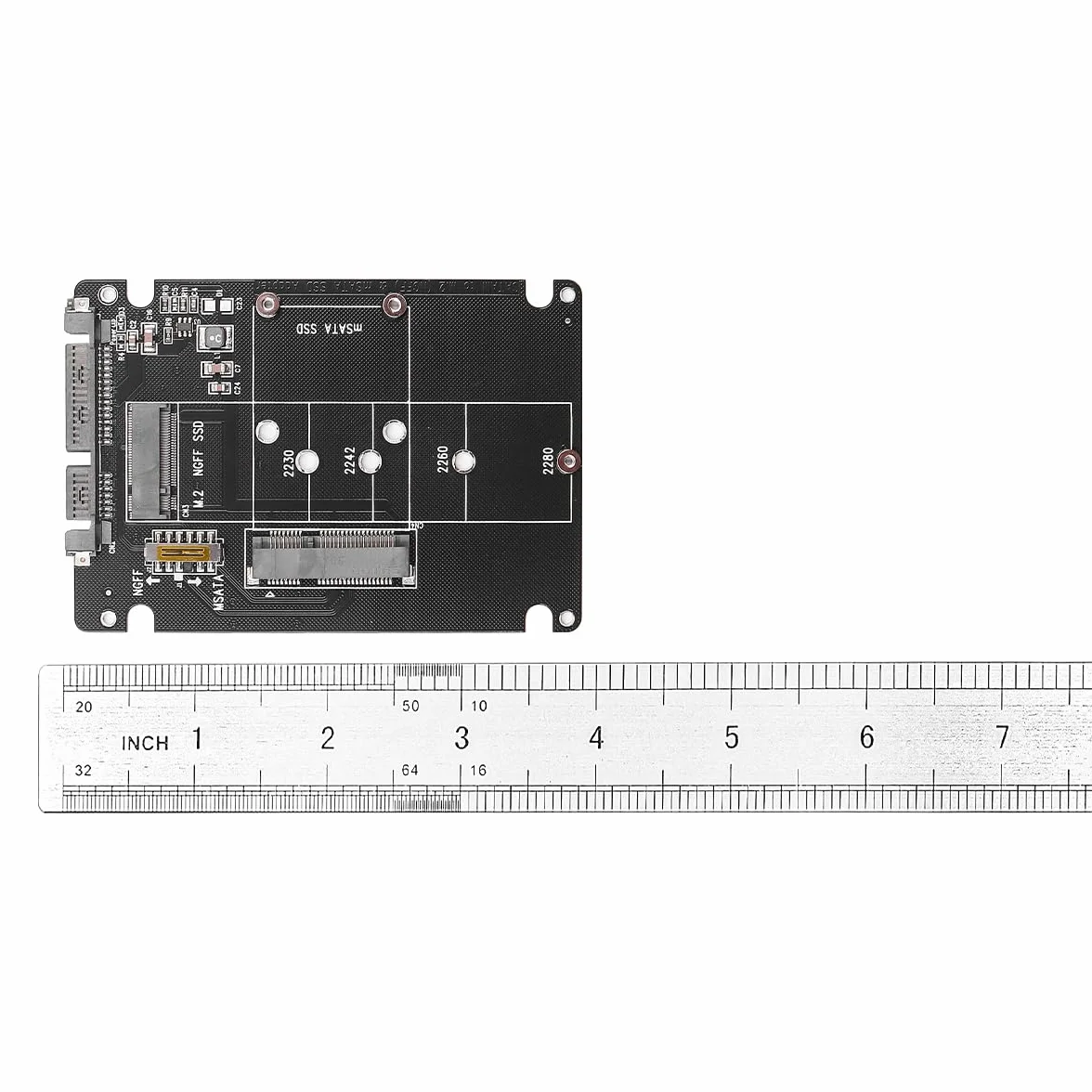 Adapter M.2 NGFF lub mSATA na USB 3.0 2 w 1 NGFF lub mSATA konwerter karta z konwerterem kabla SATA
