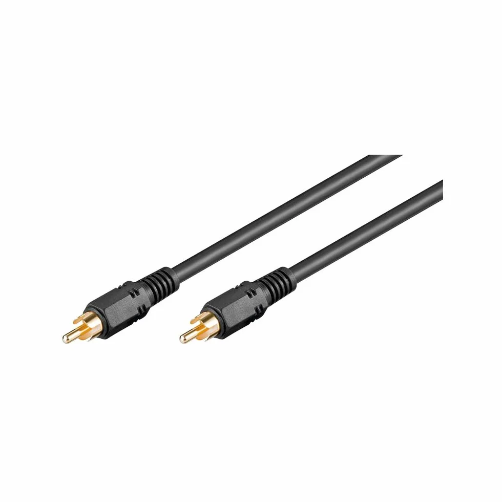 Goobay 50267 kabel koncentryczny Digital Audio, cinch S/PDIF, podwójnie ekranowany, 1 sztuka