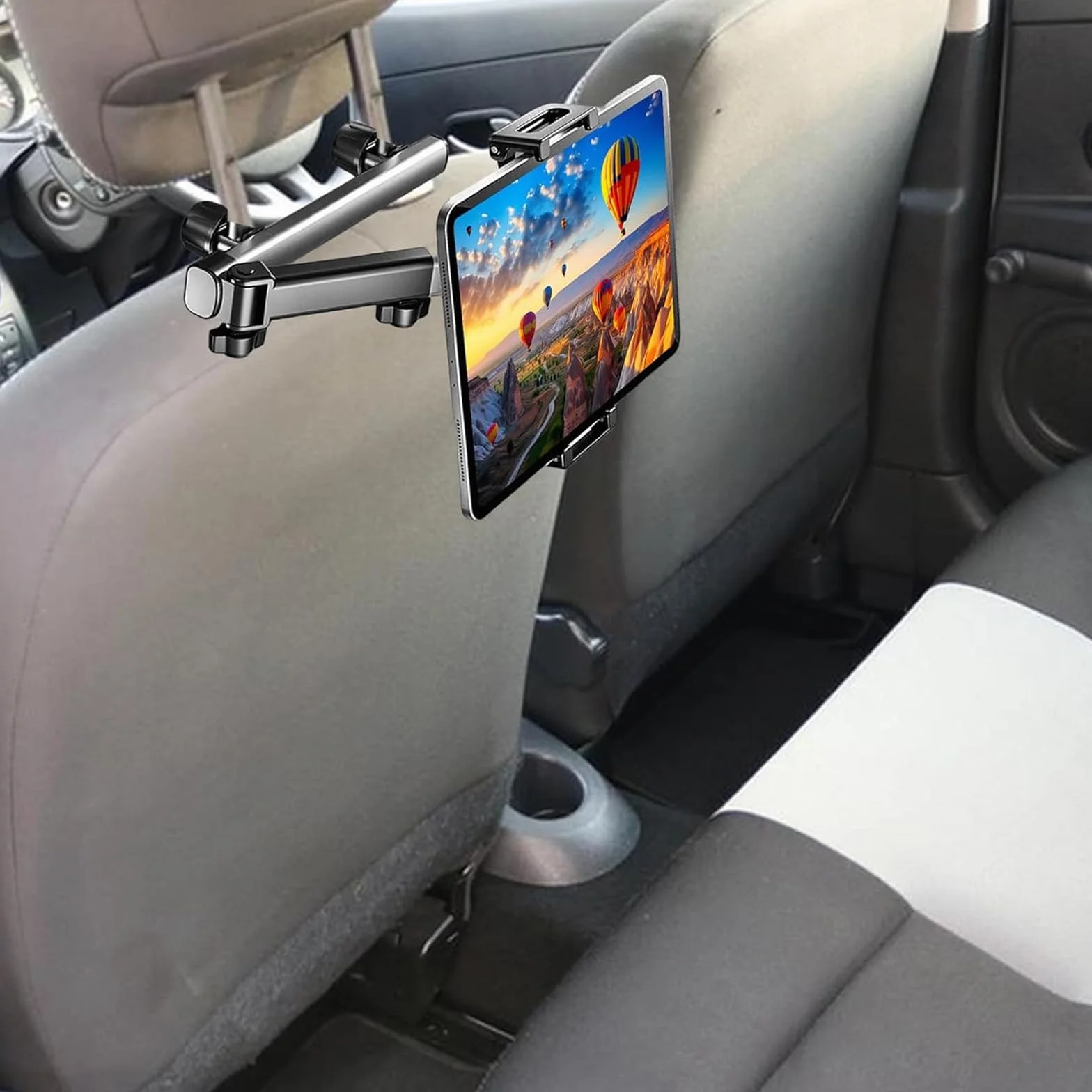Samochodowy uchwyt na tablet na zagłówek 4,7-13 cali dla iPad iPhone