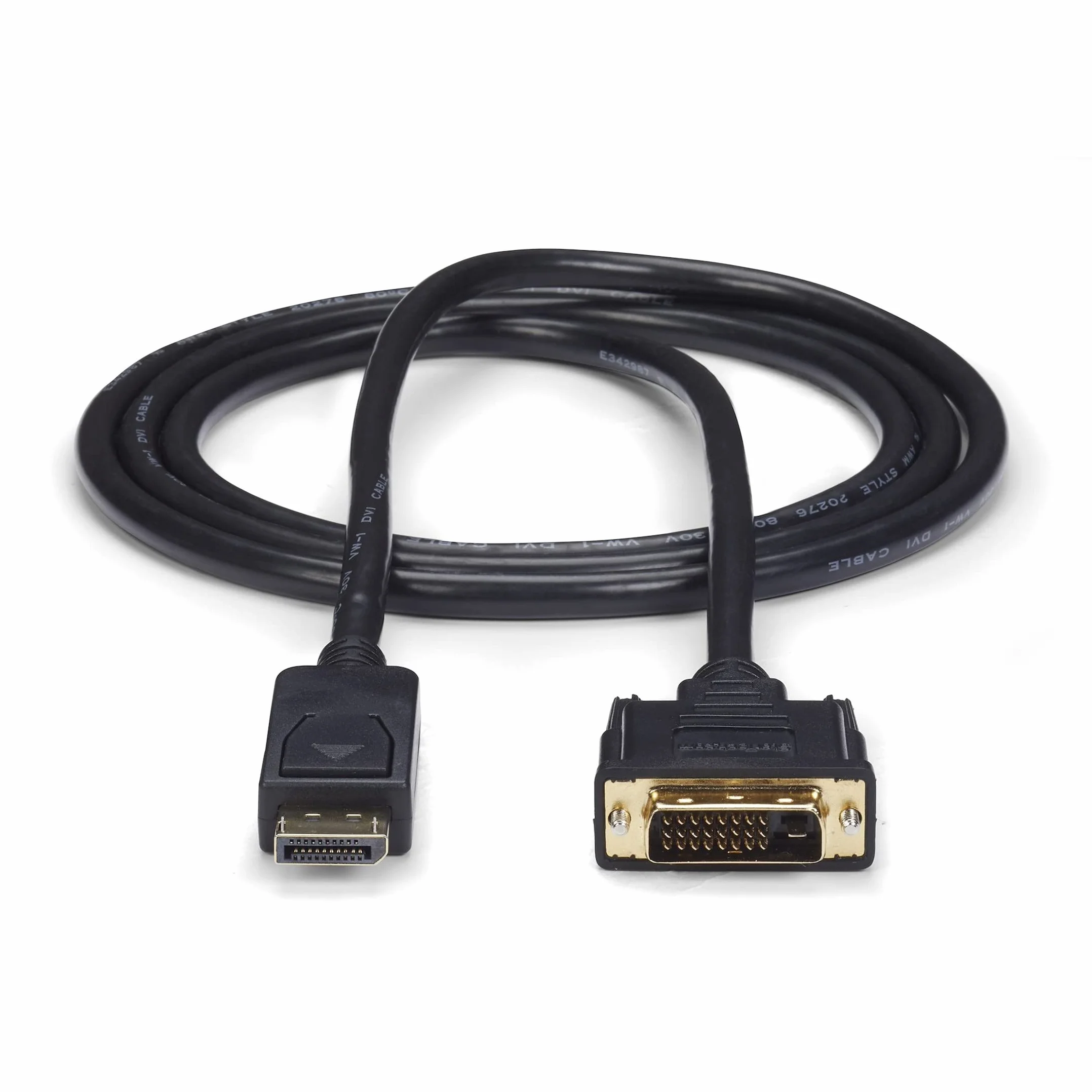 StarTech.com 1,8 m DisplayPort na kabel DVI, wtyczka/wtyczka, adapter DP do DVI/Koverter, 1920 x 1200 / 1080p, czarny