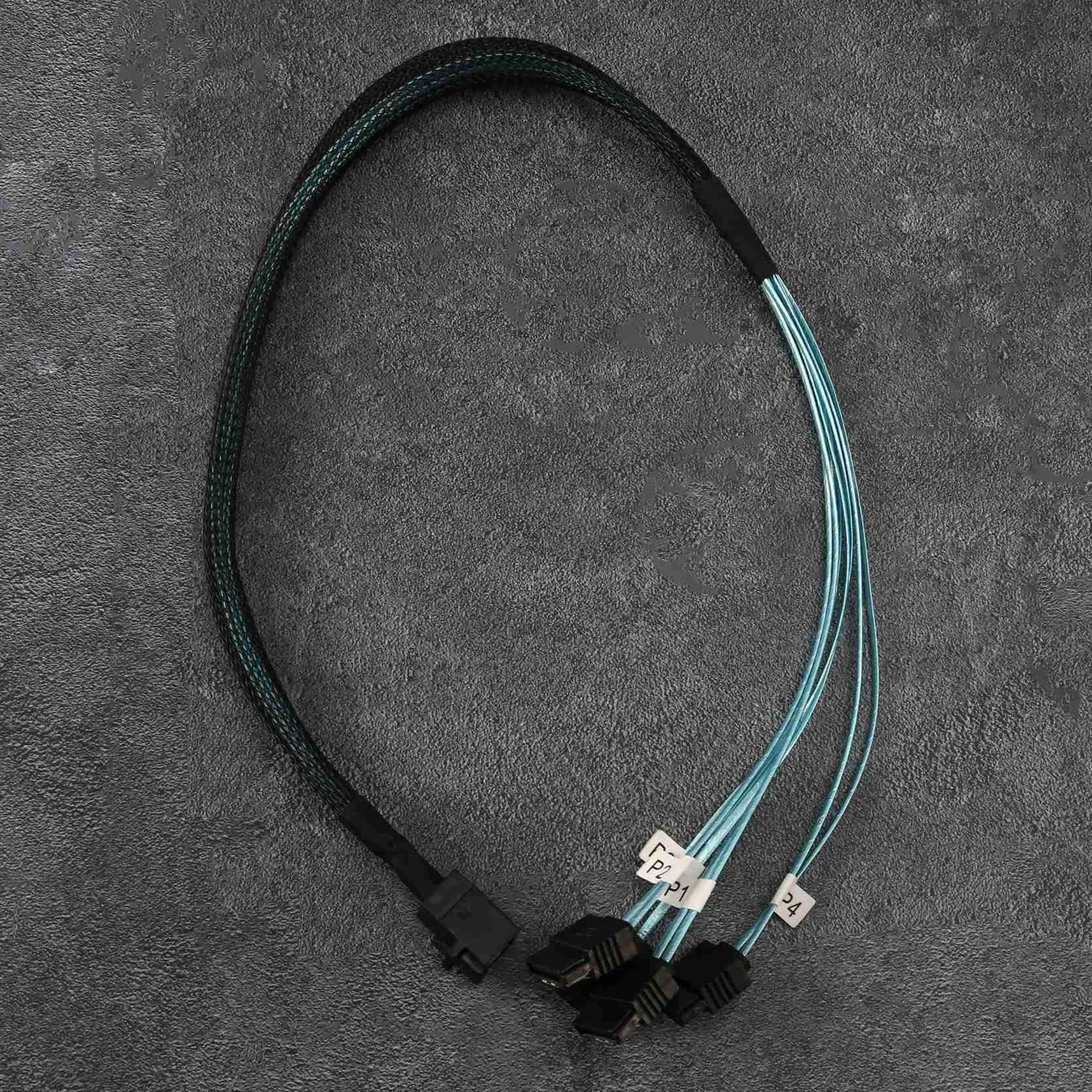 WewnęTrzny Kabel Mini SAS do, SFF-8643 do Forward Breakout Kompatybilny z Dyskiem Twardym Kontrolera (1,6 Stopy)