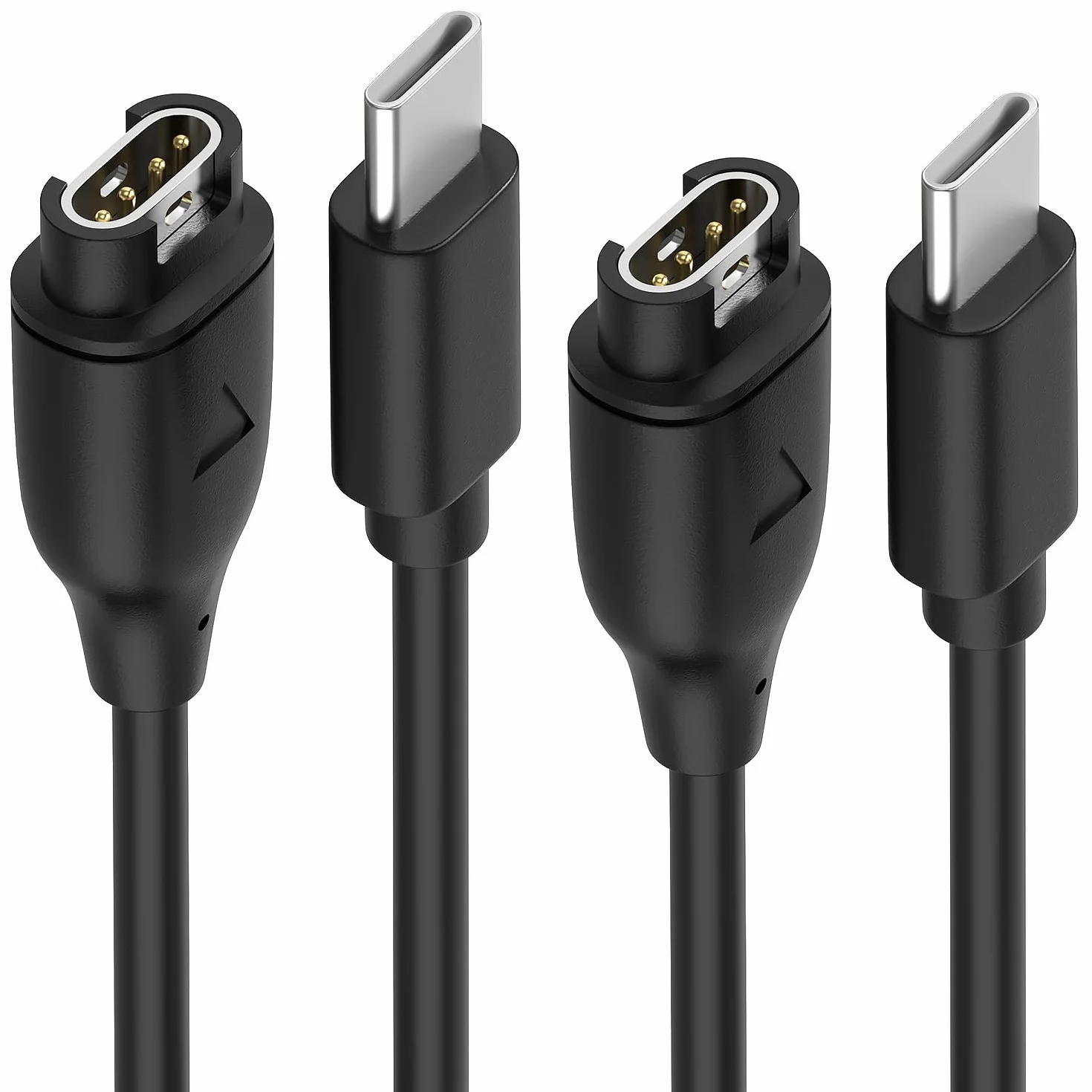 Sinoacc Ładowarka USB C do Garmin Watch kabel do ładowania Fenix 5 5S 5X Plus 6 6S 6X Pro 7 7S 7X, Forerunner 745 935 945 45S Muzyka, Instynkt, Podejście S10 S40 S60 S12 S42 Vivoactive 3 4 4S Venu