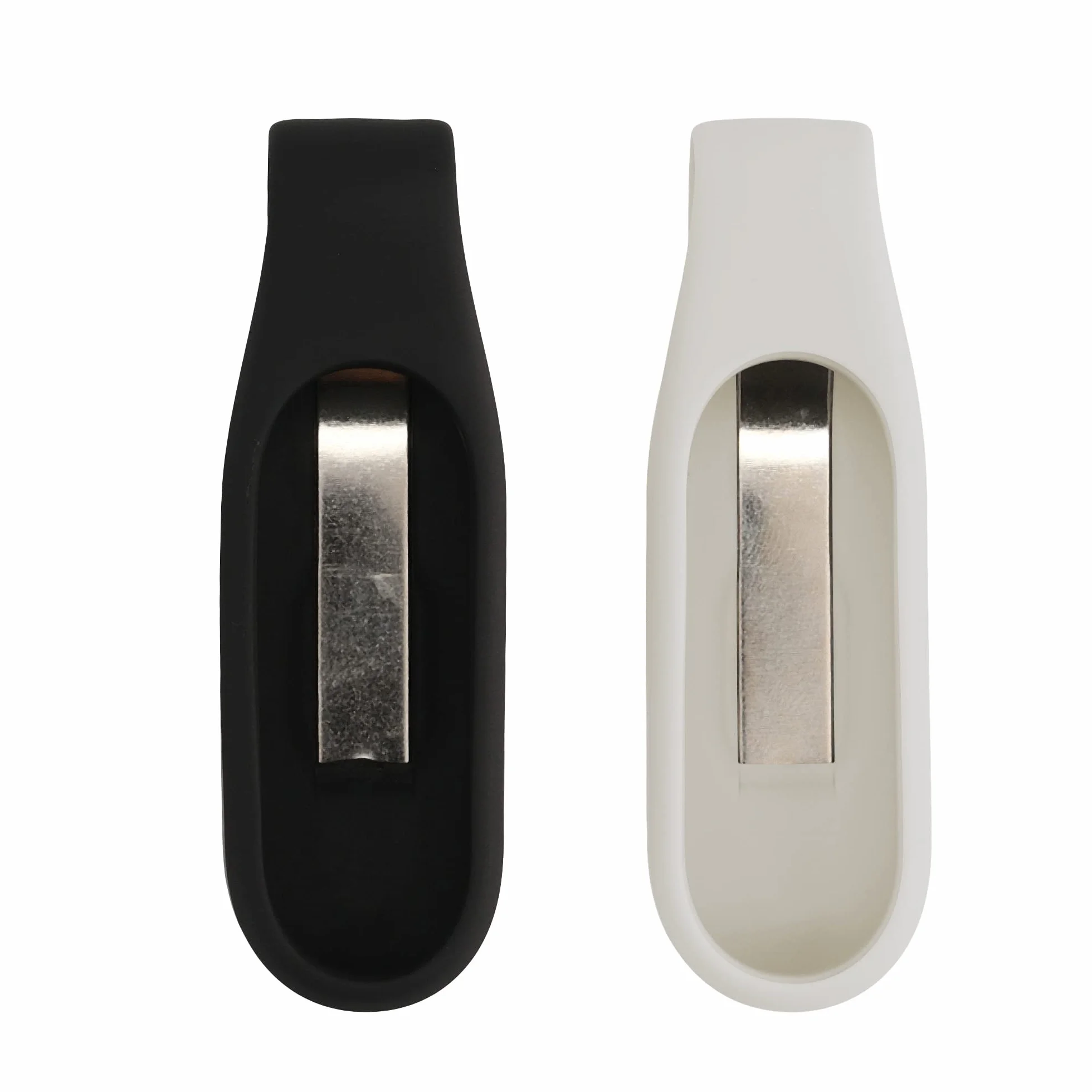 kwmobile Silikonowy Uchwyt na Klips Kompatybilny z Xiaomi Mi Band 7/6/5/4 - Fitness Tracker