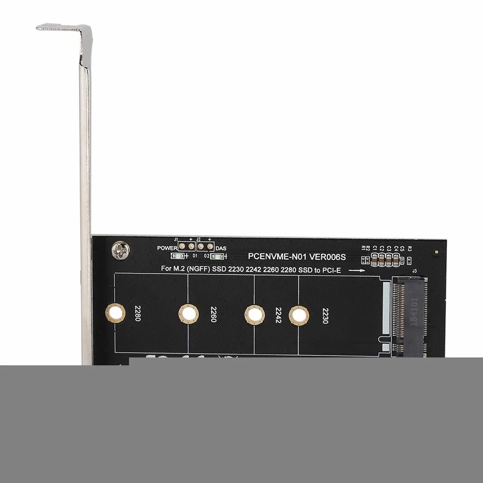 Tangxi Adapter M.2 PCIe PCI-E, karta rozszerzeń M.2 na PCI-E3.0 X1, M2 SSD NGFF NVME (klucz m) do PCIe 3.0 x 1 adapter z niskoprofilowym uchwytem do gniazda PCI Express