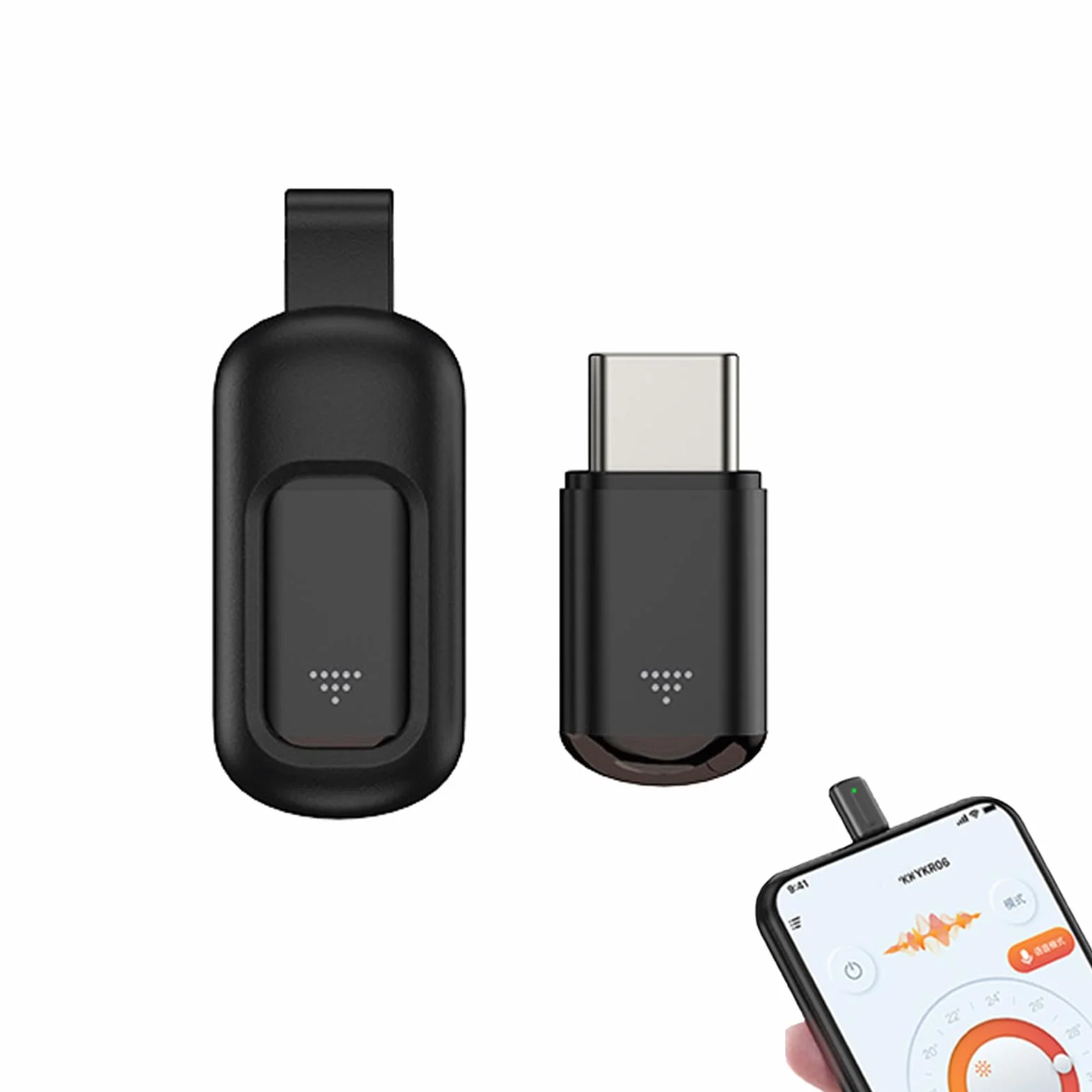 Adapter Pilota na podczerwień Mini Smartphone Typ C Uniwersalny Kontroler do Klimatyzatora TV DVD STB