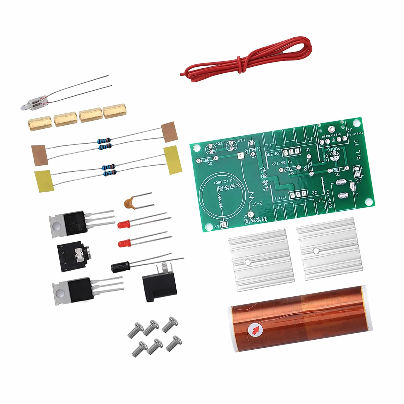 cewka moduł plazmowy głośnik bez emblematu mini zestaw elektroniczny narzędzie 15 W DC 15 - 24 V 2 A zestaw elektroniczny