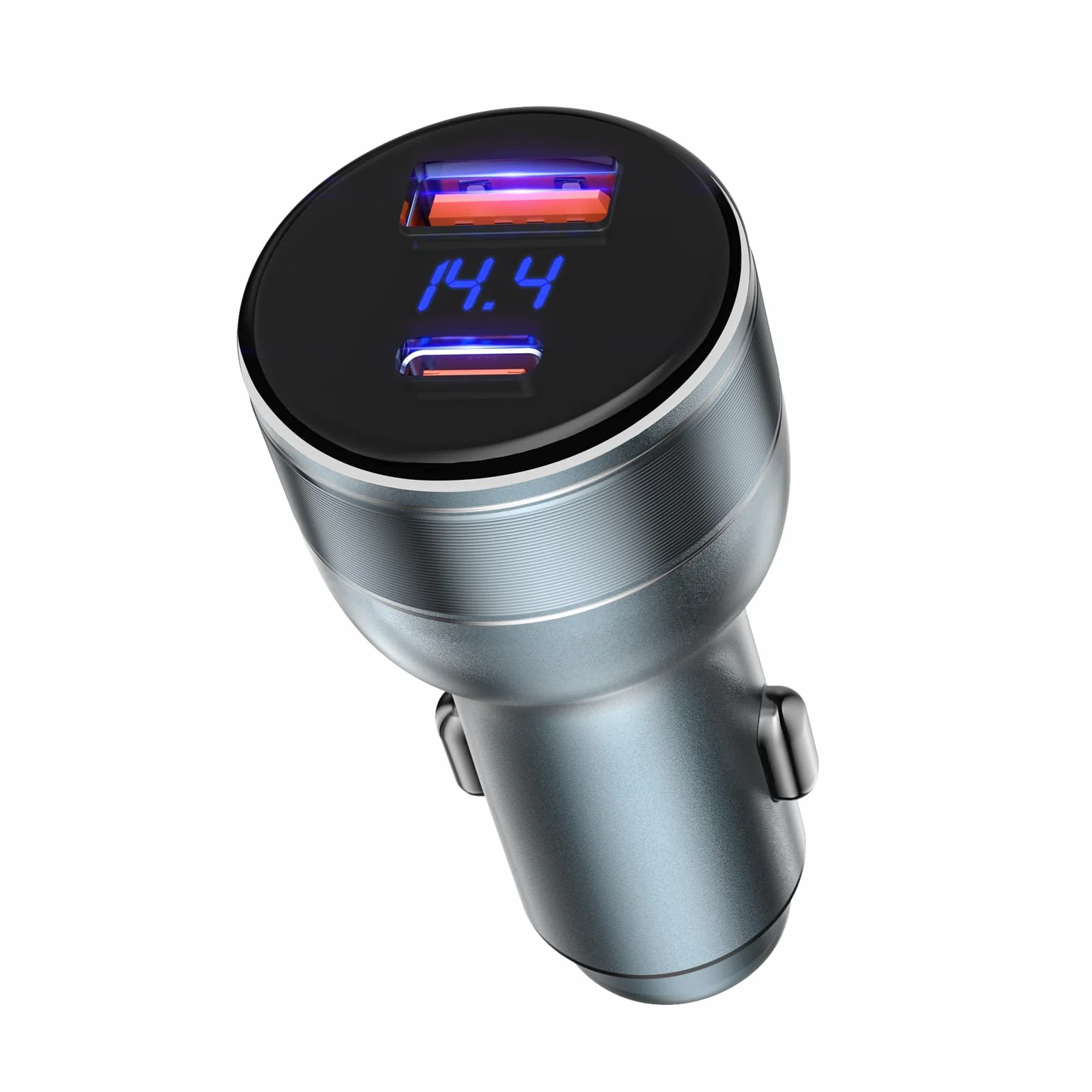 Ładowarka samochodowa, ładowarka USB do zapalniczki samochodowej 95 W, USB-C 65 W + USB-A 30 W, do gniazda USB 12 V/24 V, szybkie ładowanie PD3.0 adapter wtyczki samochodowej USB do iPhone'a 17