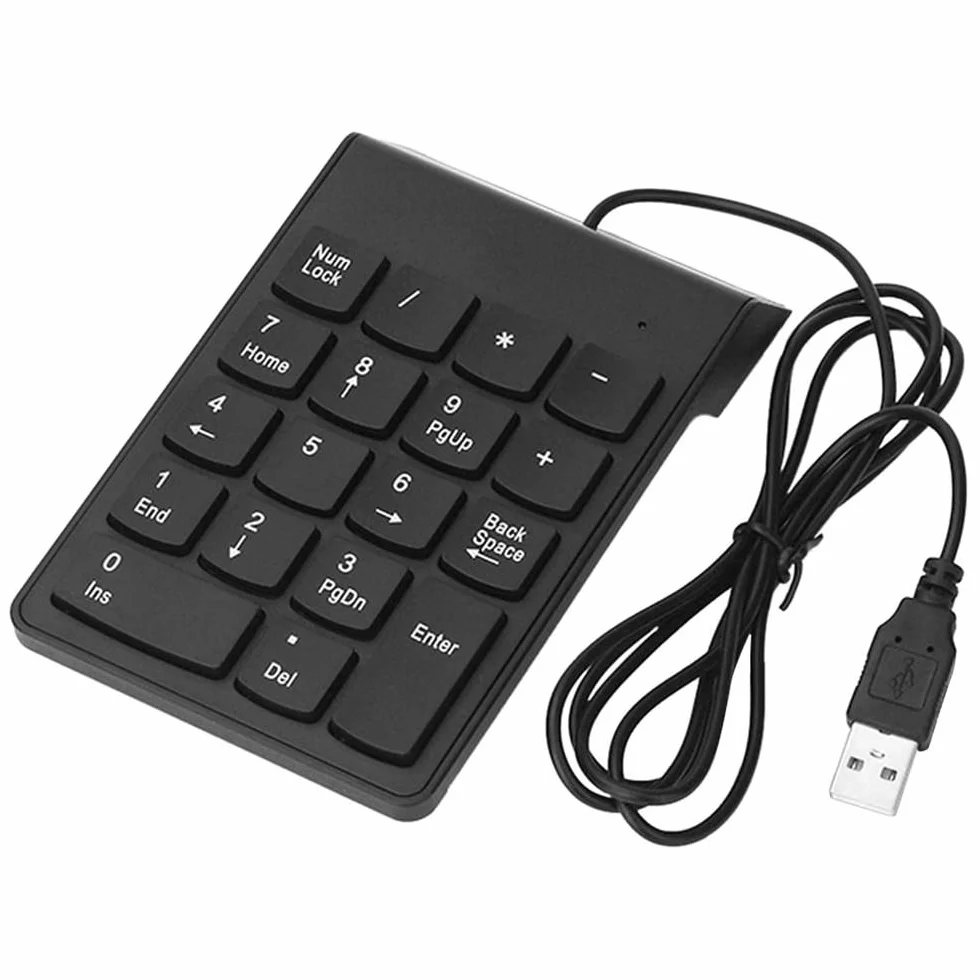 DollaTek Mini klawiatura USB numeryczna jednoręczna do laptopa PC