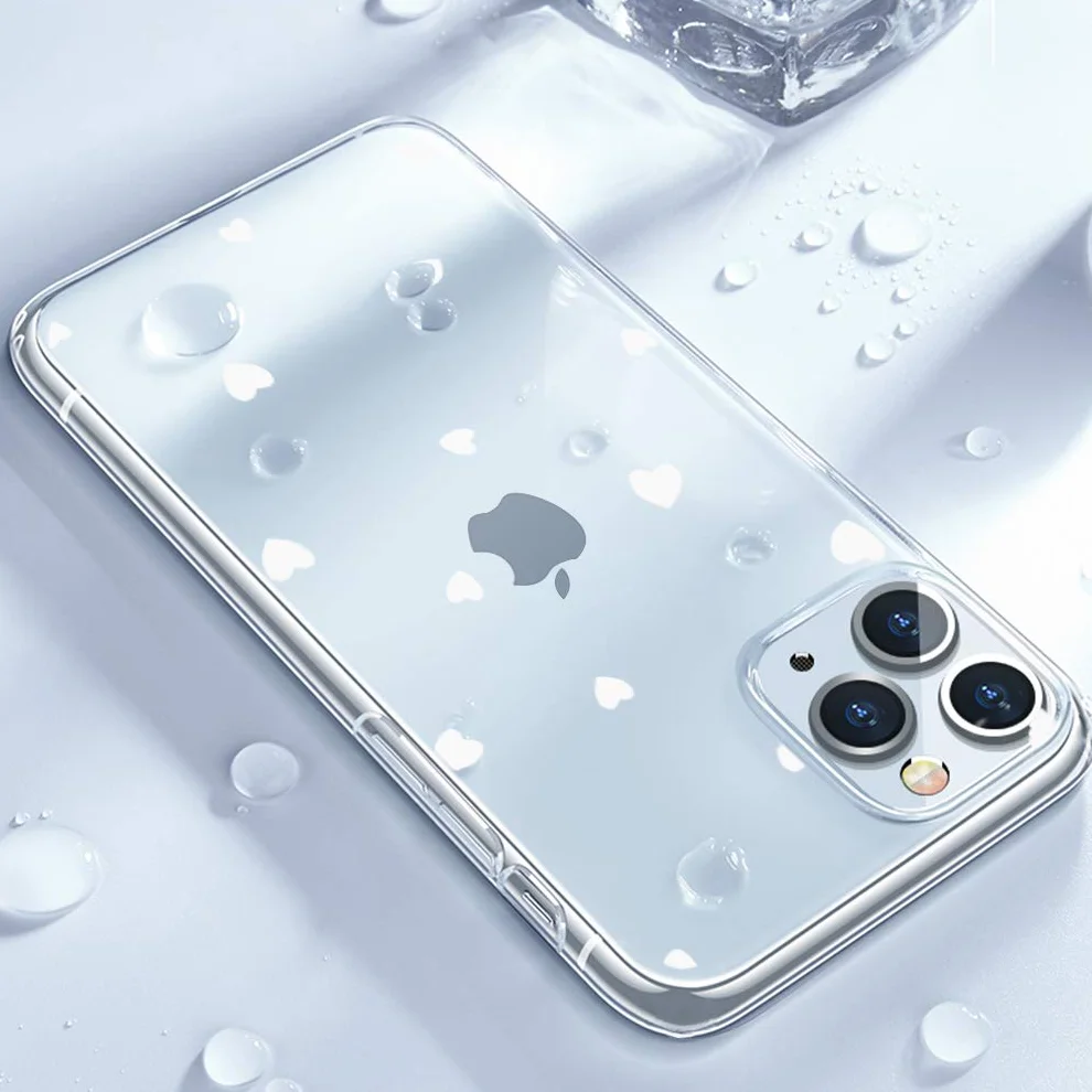 Etui na telefon komórkowy iPhone 11 Crystal Clear etui na telefon komórkowy iPhone 11, modne, szykowne, ultracienkie, silikonowe, odporne na uderzenia, zarysowania, etui ochronne do iPhone 11 Slim Case Cover