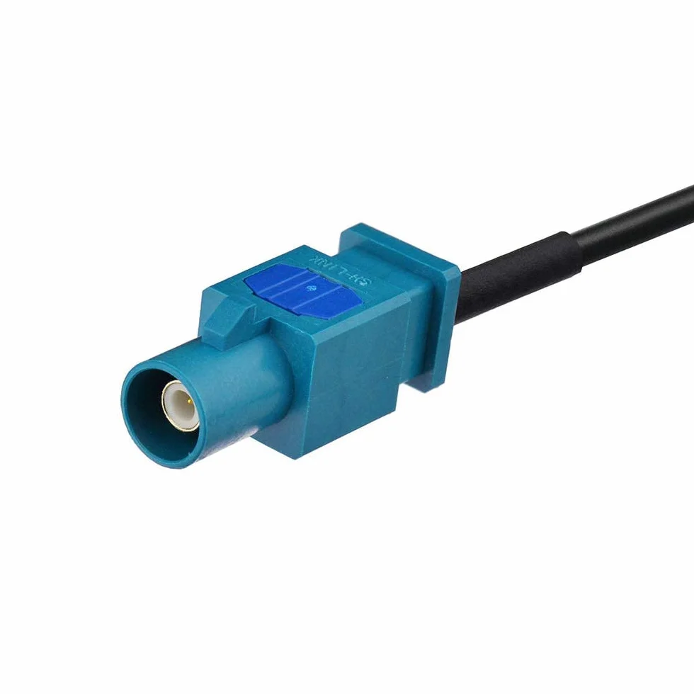 Bingfu Fakra Z męski na SMA męski kabel adaptera anteny samochodowej 30cm do radia samochodowego Android Head Unit nawigacji GPS radia FM AM Sirius XM radia satelitarnego 4G LTE TEL telematyki modułu