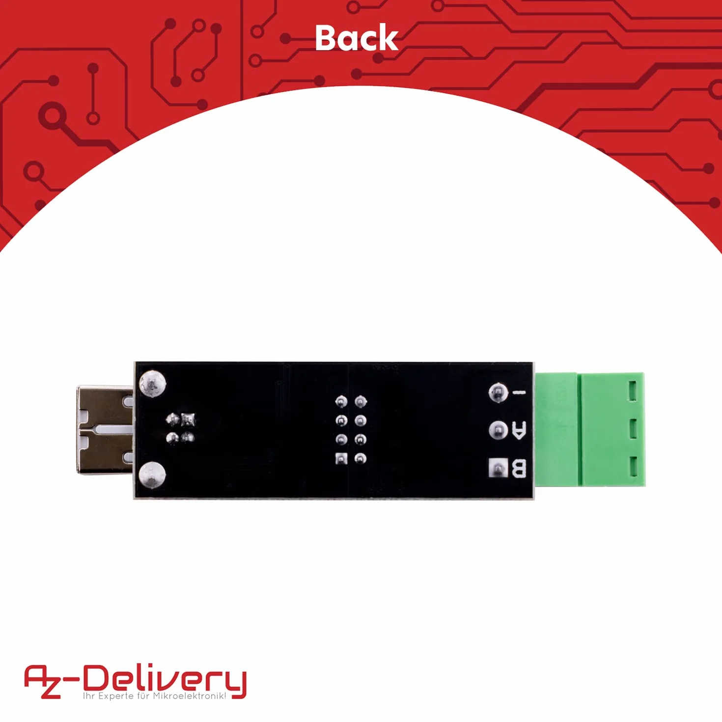 AZDelivery 3 x FT232 USB 2.0 do TTL RS485 adapter szeregowy na USB | konwerter szeregowy moduł FTDI Interface Board
