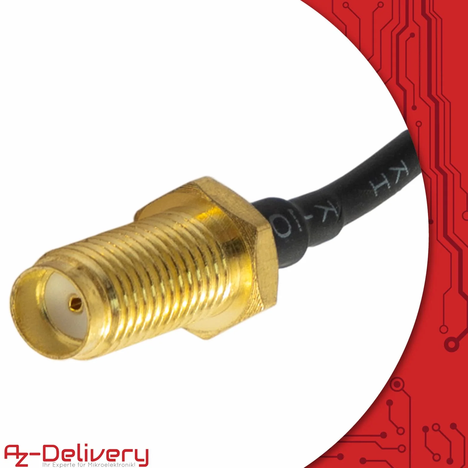 AZDelivery 5x IPEX do SMA Pigtail kabel koncentryczny, gniazdo SMA do UFL/u.FL/IPX/IPEX, RF adapter koncentryczny kabel Pigtail
