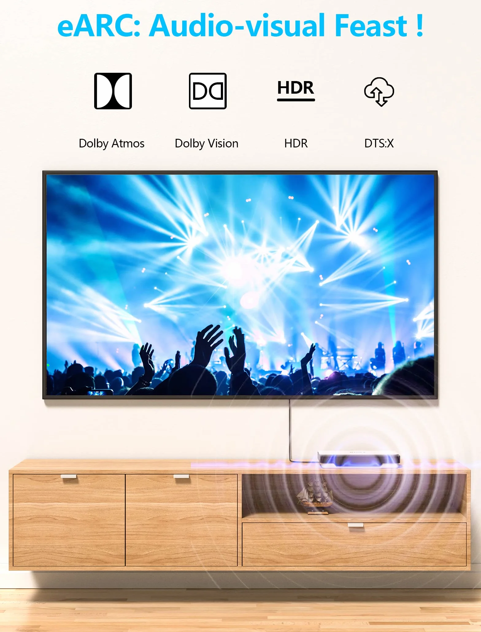 Kabel HDMI 2.1 2m, pleciony przewód 8K 48Gbps Ultra High Speed, 4K@120Hz 144Hz 8K@60Hz eARC HDR 10 HDCP 2.2 2.3 do najnowszych laptopów, monitorów, PS5, PS4, Xbox Series x/s, Switch, telewizorów 8K