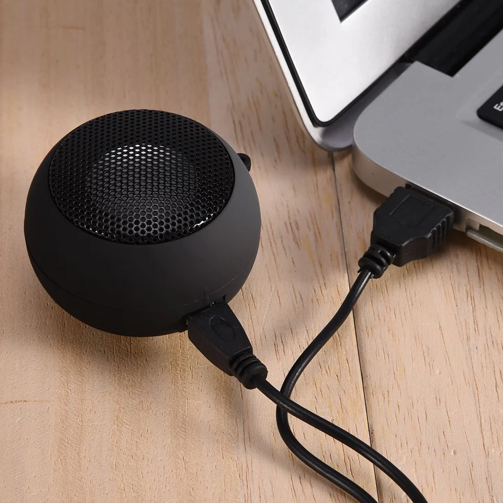 Mini Głośniki z Wtyczką Jack, Przenośny Mini Travel 3,5 Mm Głośnik do Telefonu Wbudowana Bateria do Telefonu Komórkowego MP3 PC, Głośniki z Możliwością ładowania do Telefonu(czarny)