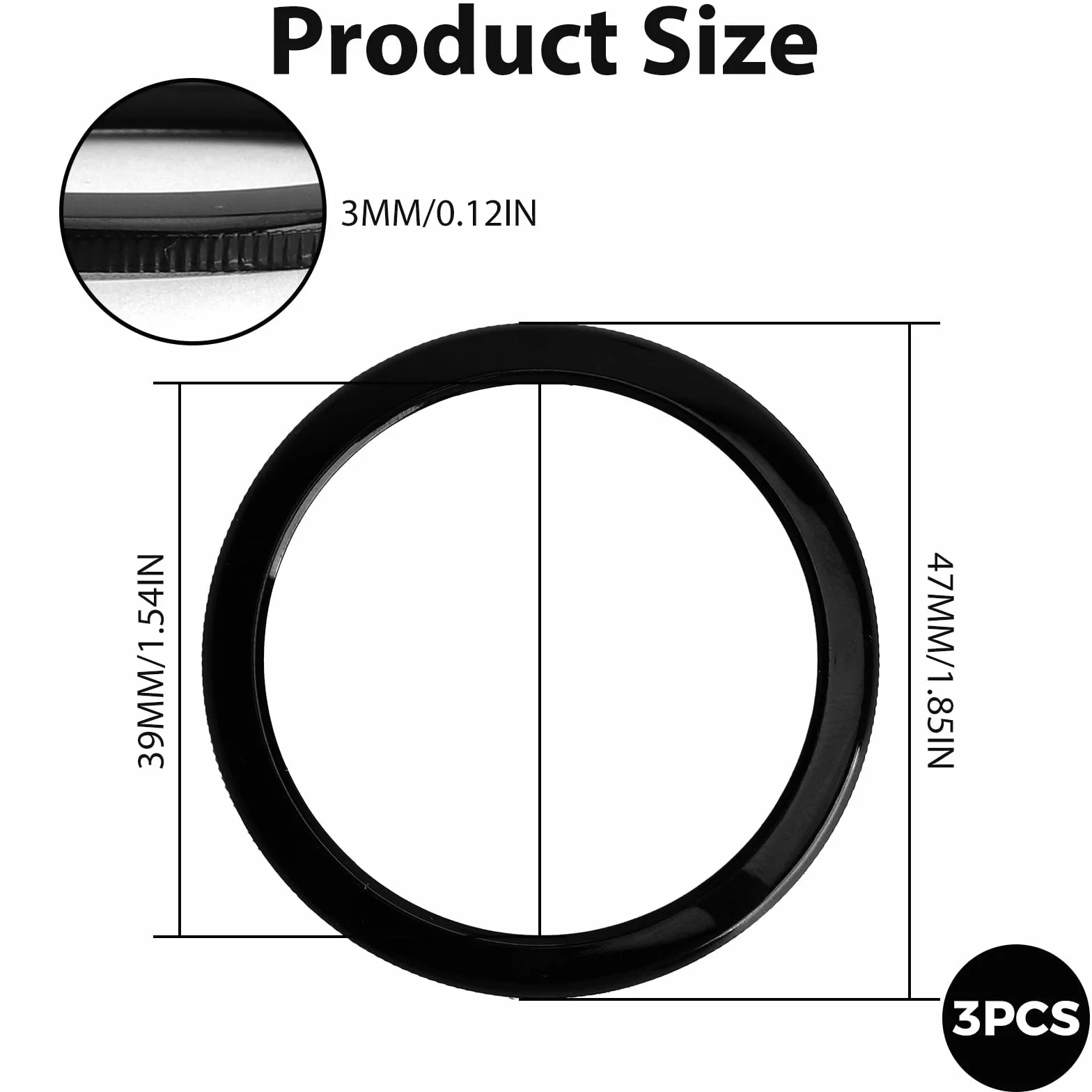 Pierścień ochronny Bezel do Xiaomi Watch S4/S3