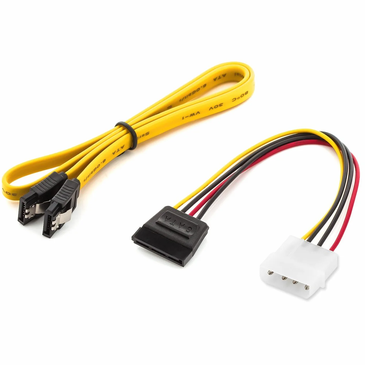 deleyCON Ramek Montażowych Set 2x 2,5" Dysków Twardych SSD do Adaptera 3,5" Zdejmowana Rama Wspornik Szyny Kabel SATA Zasilacz Śrubokręt