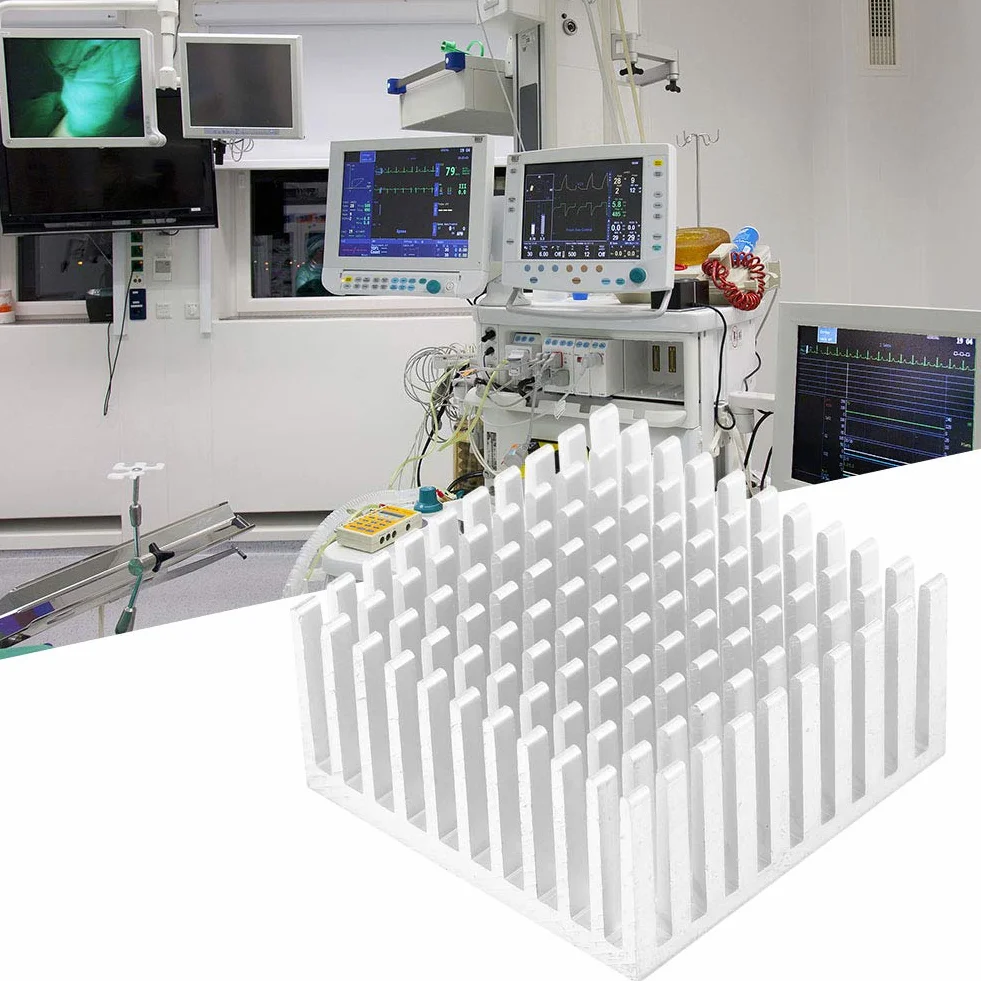 Radiatory aluminiowe 40 x 20 x 40 mm chłodzące do tranzystora LED o dużej mocy