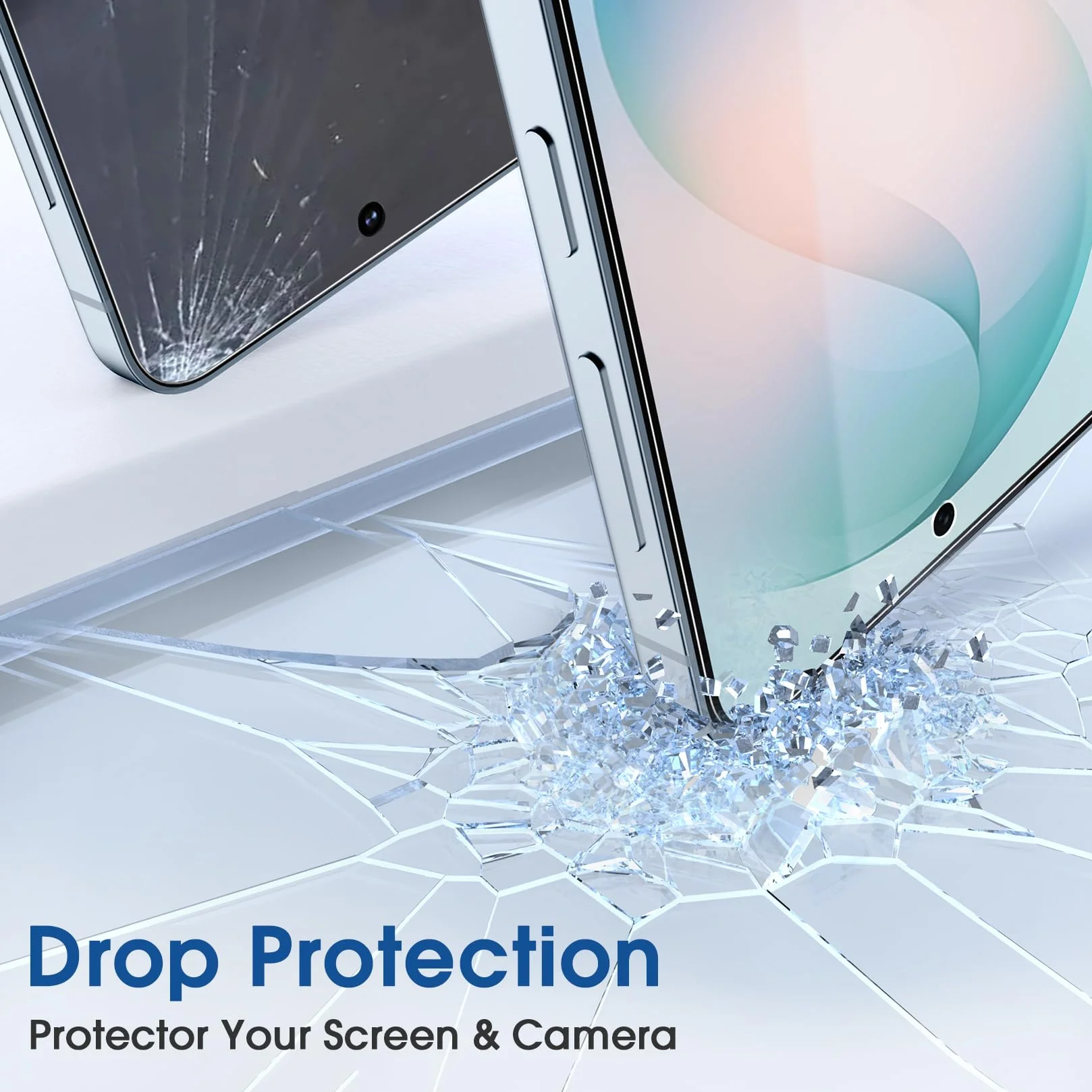amFilm Pakiet 2+2 Zabezpieczenie Ekranu OneTouch do Samsung Galaxy S26 5G, Twardość 9H z Ochroną Obiektywu Aparatu ze Szkła Hartowanego, łatwa Instalacja i bez Pęcherzyków Powietrza