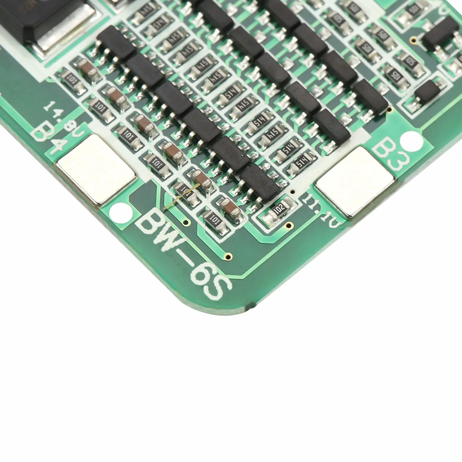 Płytki Zabezpieczające Baterię PCB 3,7 V Liion Serii 6 z Zabezpieczeniem Przed Przeładowaniem, Nadmiernym Rozładowaniem, Przetężeniem i Zwarciem