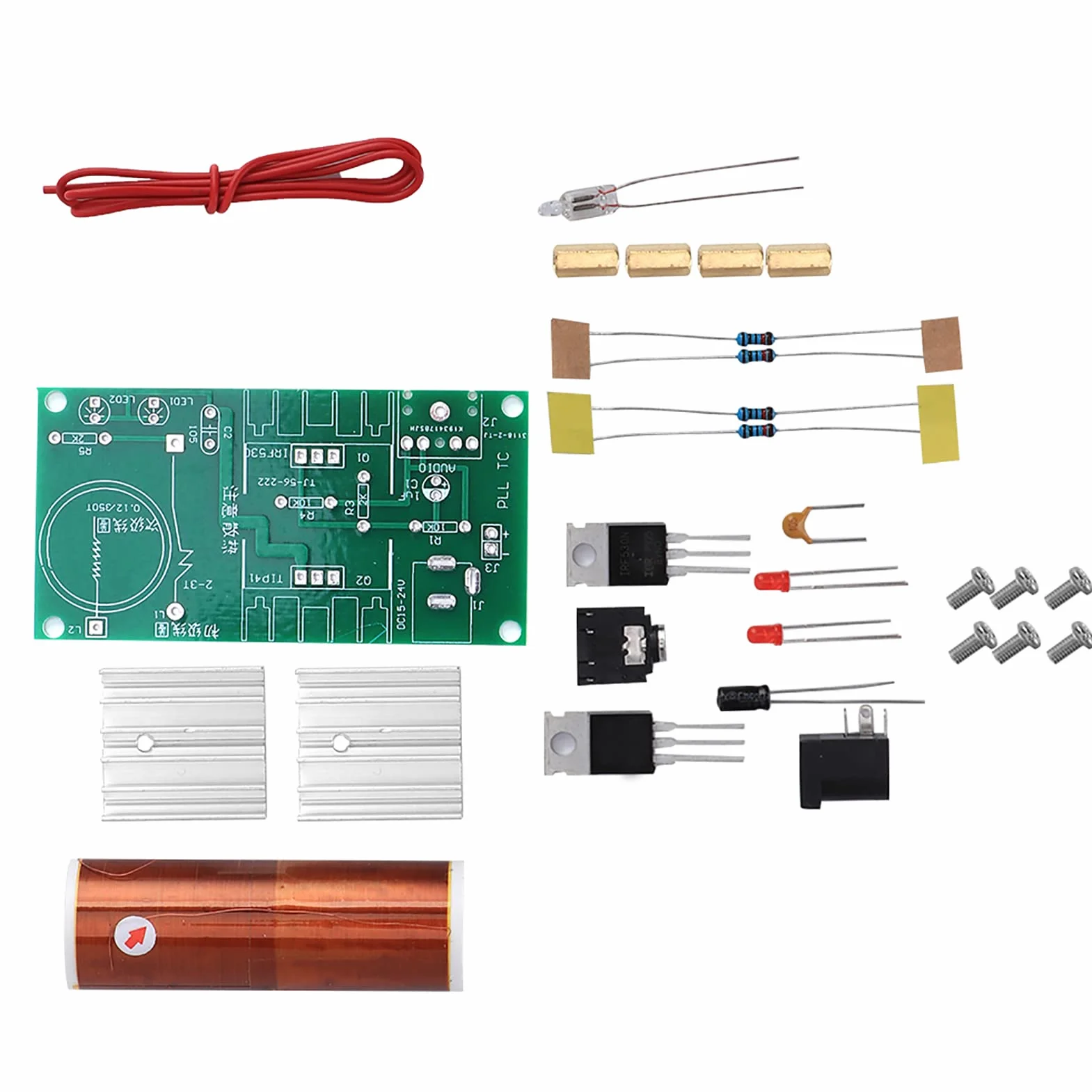 cewka moduł plazmowy głośnik bez emblematu mini zestaw elektroniczny narzędzie 15 W DC 15 - 24 V 2 A zestaw elektroniczny