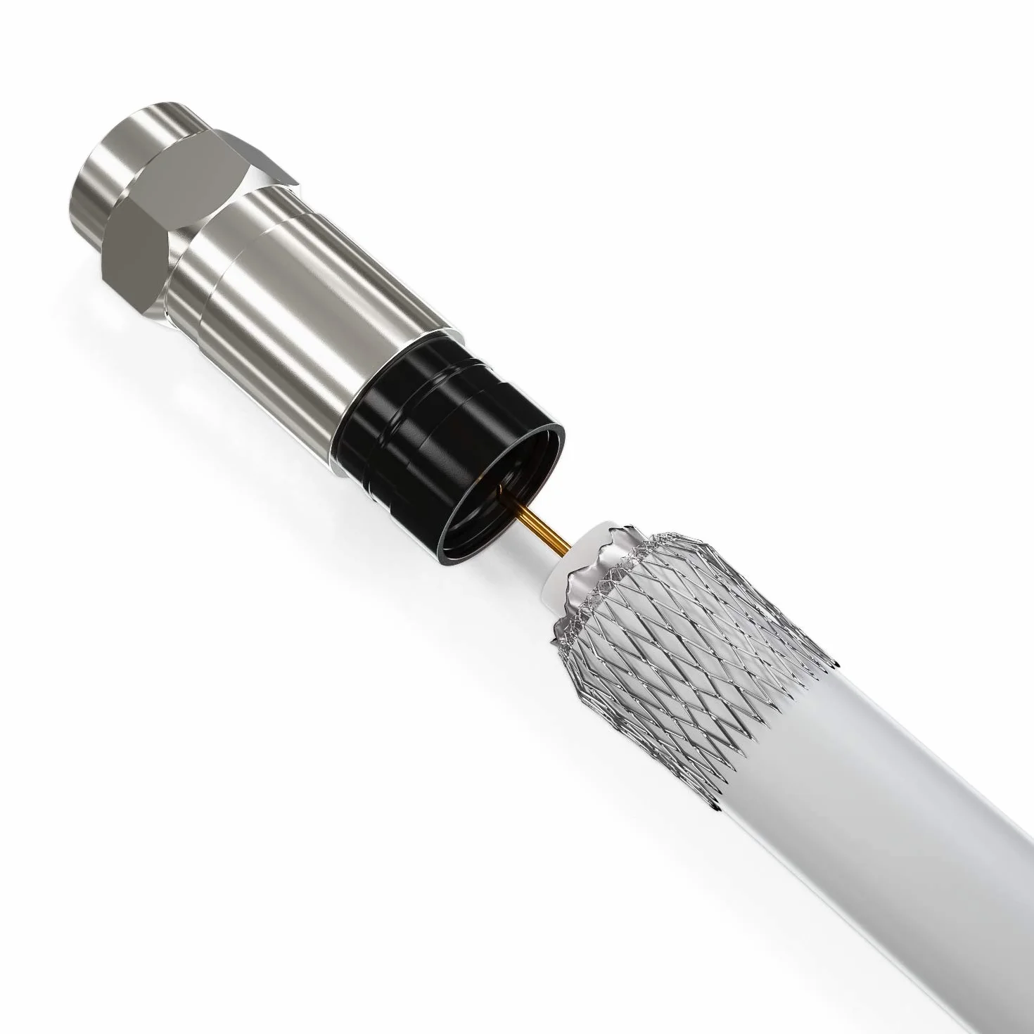 deleyCON złącze kompresyjne F do kabla satelitarnego 7mm