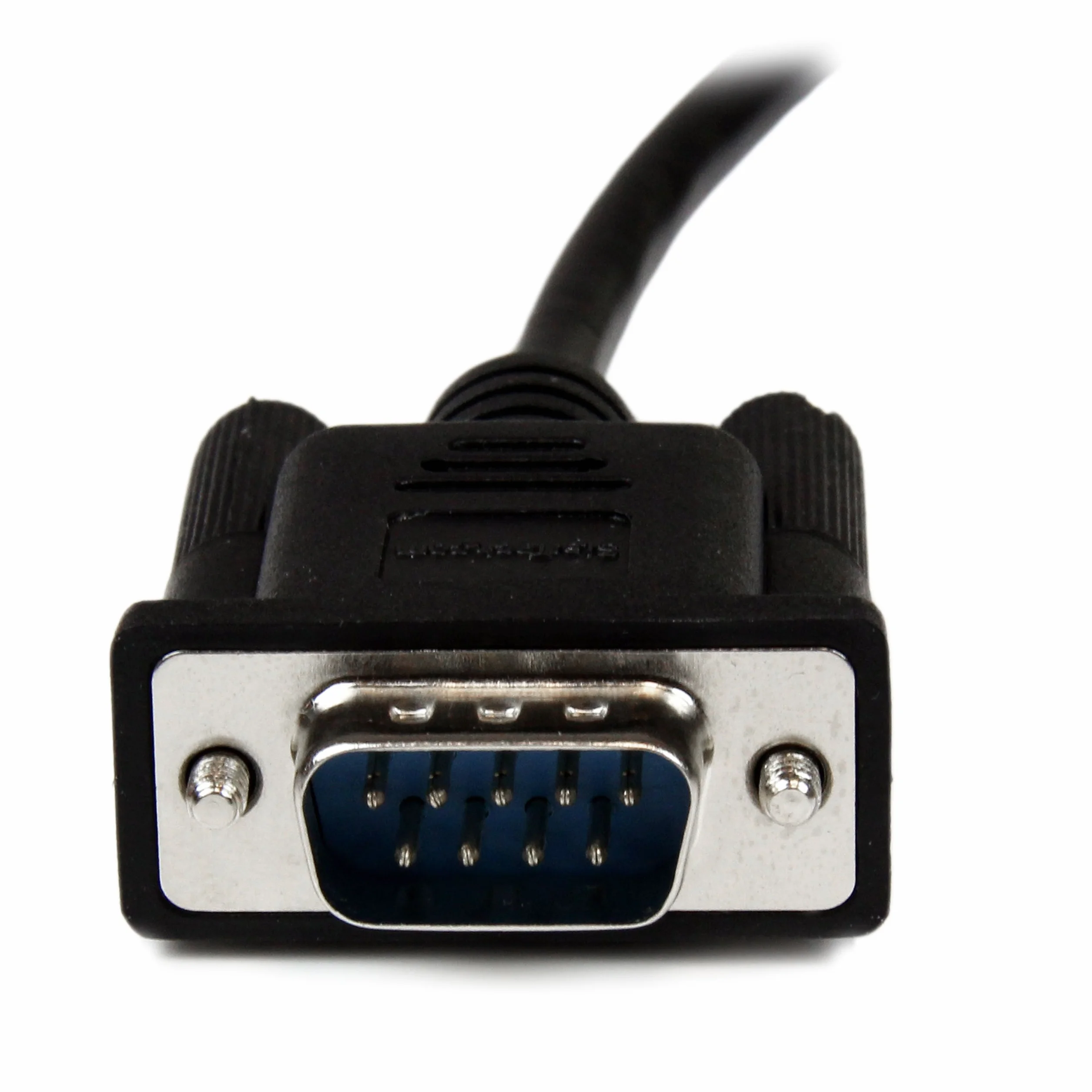 StarTech. com 2 m szeregowy DB9 RS-232 kabel modemu zerowego - czarny - wtyczka/gniazdo - 9-pinowy kabel modemu zerowego