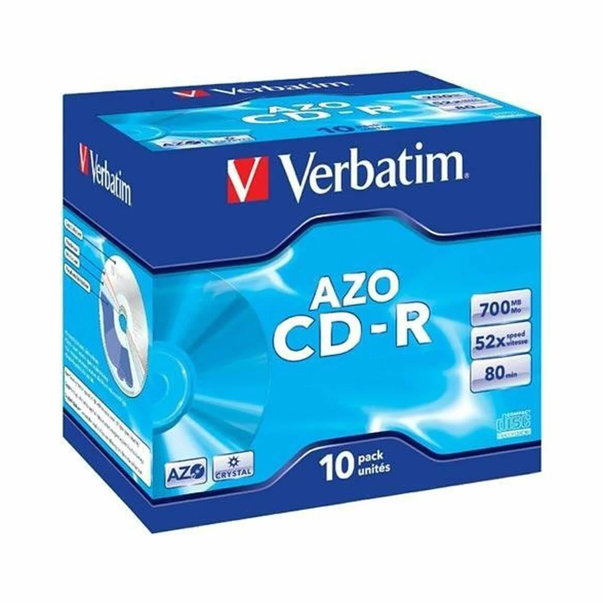 Verbatim CD-R 80/700MB 52x Speed Data Life plus