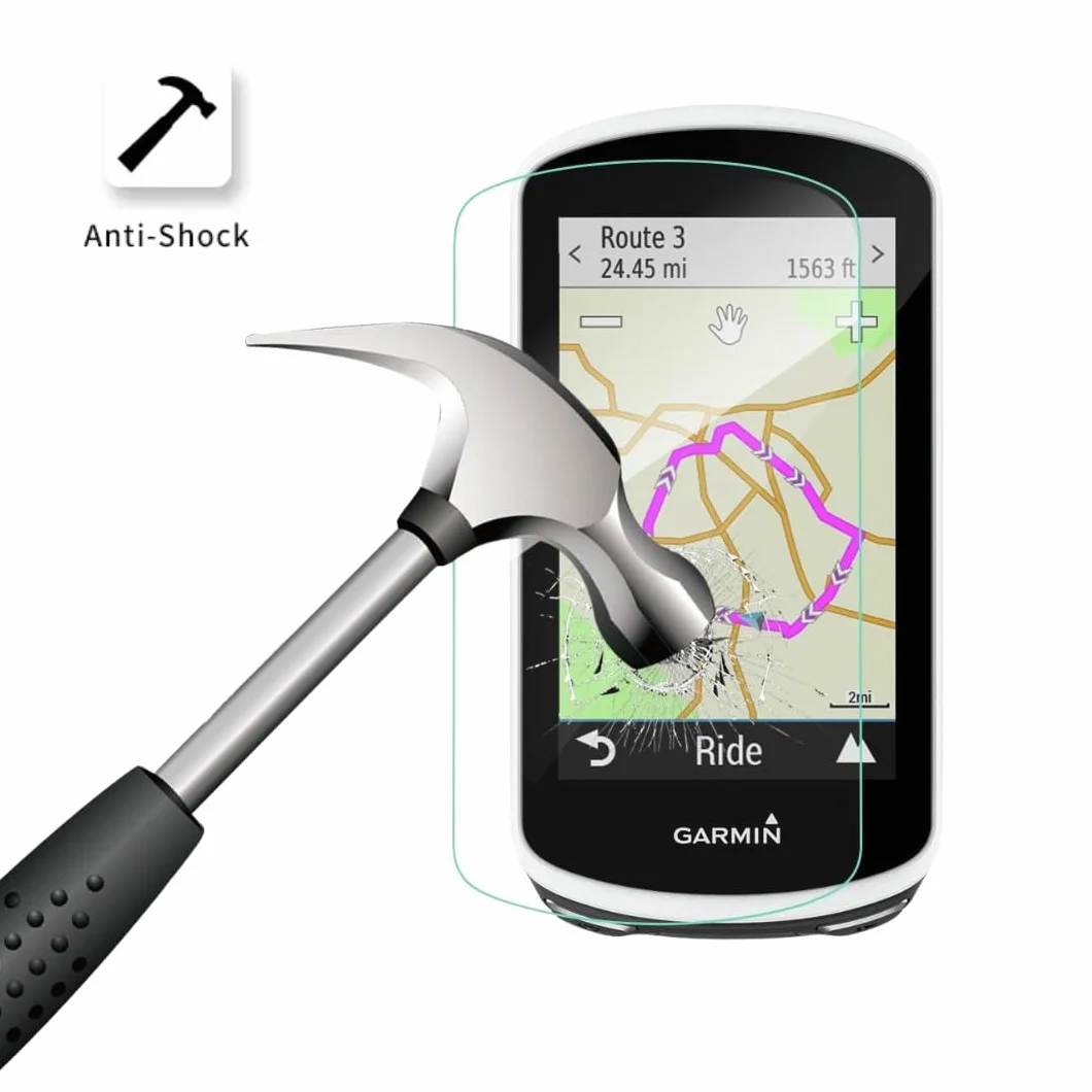 PHONILLICO Szkło hartowane do Garmin Edge 1030 / Edge 1030 Plus Pakiet 2