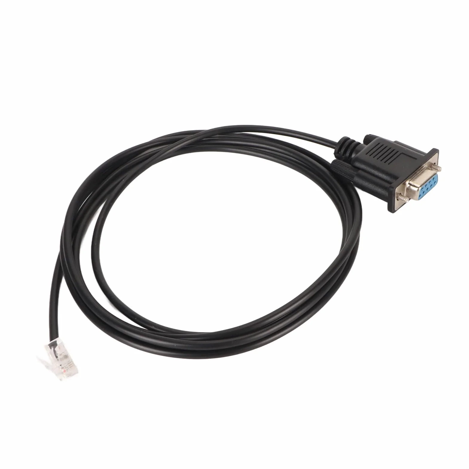 RS232 DB9Pin żeński do RJ11 RJ12 6P6C LAN kabel do konsoli szeregowej, Plug and Play, 1,8 m
