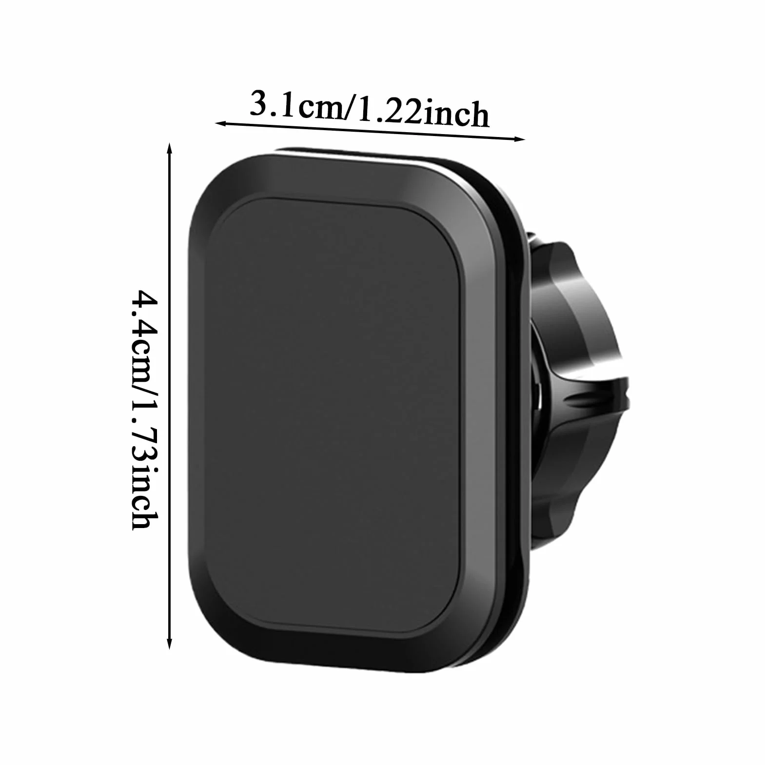 Magnetic Car Telephone Holder, Ball Head Phone Holder, Joint Replacement Base, Automobile Cradles, 17mm & Easy to Install, Sturdy Stand, Black, Ideal for Men and Women