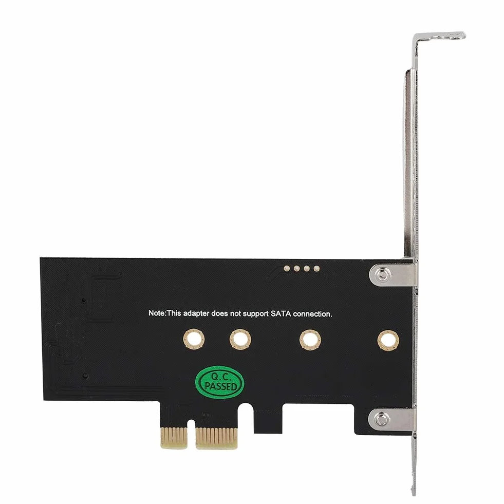 Tangxi Adapter M.2 PCIe PCI-E, karta rozszerzeń M.2 na PCI-E3.0 X1, M2 SSD NGFF NVME (klucz m) do PCIe 3.0 x 1 adapter z niskoprofilowym uchwytem do gniazda PCI Express