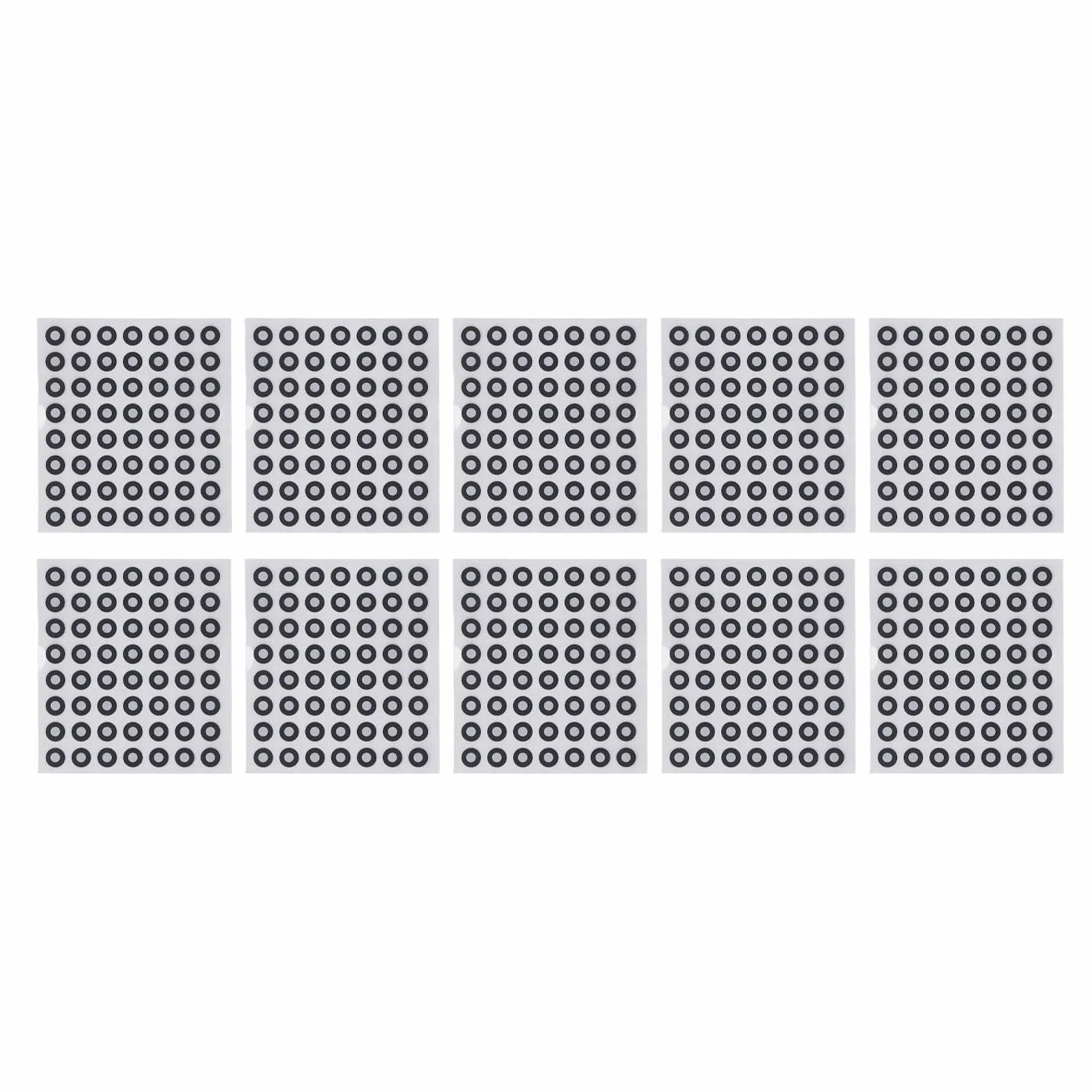 Markery do Skanowania 3D, 560 szt., Średnica Wewnętrzna 3mm, Zewnętrzna 6mm, Znaczniki Odbicia Rozproszonego do Skanera
