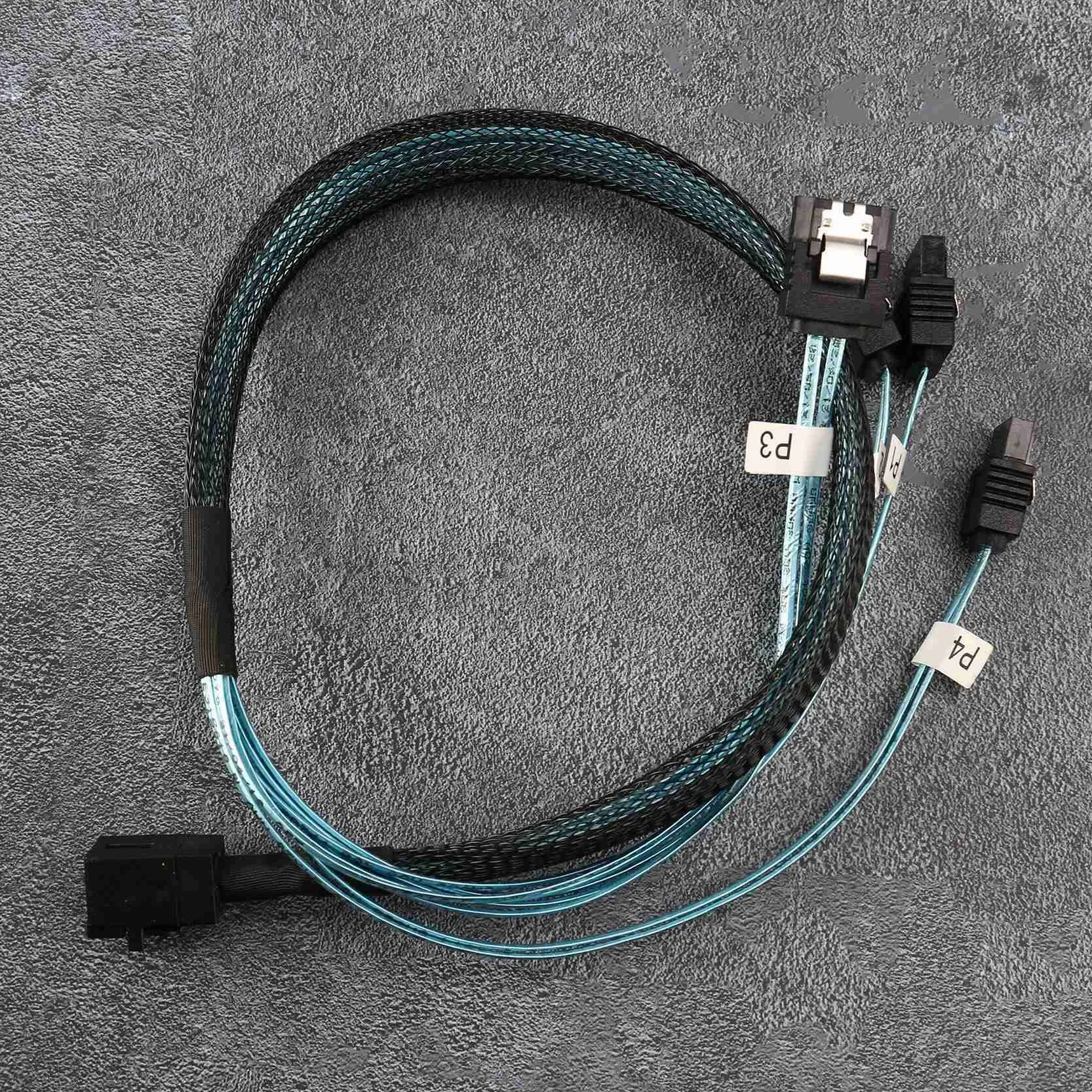 WewnęTrzny Kabel Mini SAS do, SFF-8643 do Forward Breakout Kompatybilny z Dyskiem Twardym Kontrolera (1,6 Stopy)