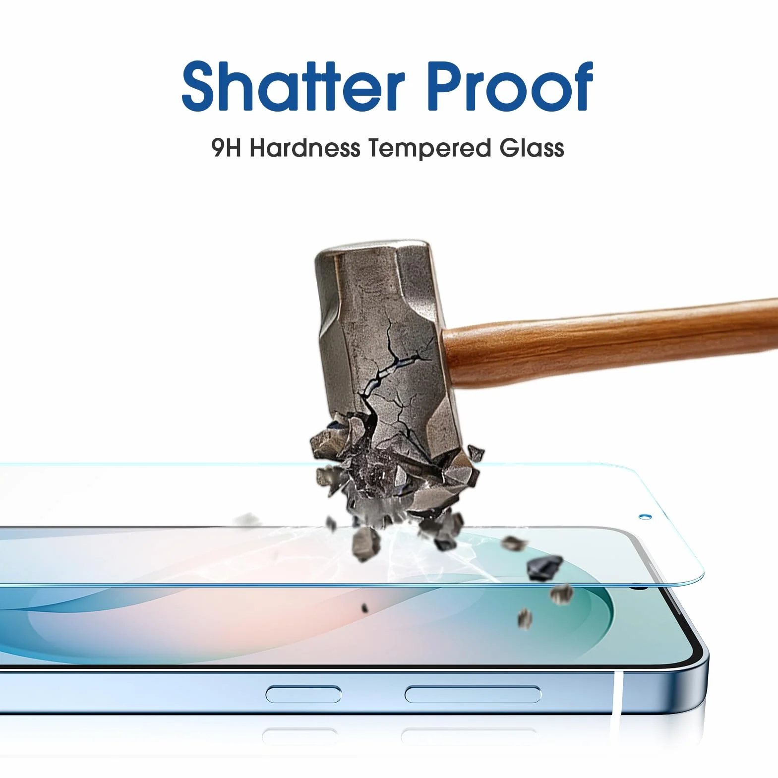 amFilm Pakiet 2+2 Zabezpieczenie Ekranu OneTouch do Samsung Galaxy S26 5G, Twardość 9H z Ochroną Obiektywu Aparatu ze Szkła Hartowanego, łatwa Instalacja i bez Pęcherzyków Powietrza